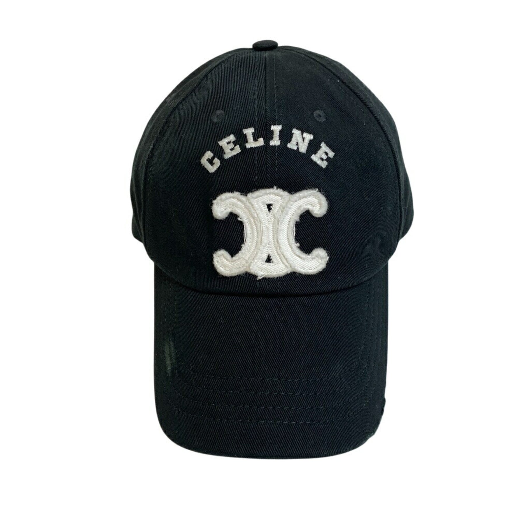 CELINE Triomphe Cap Black
