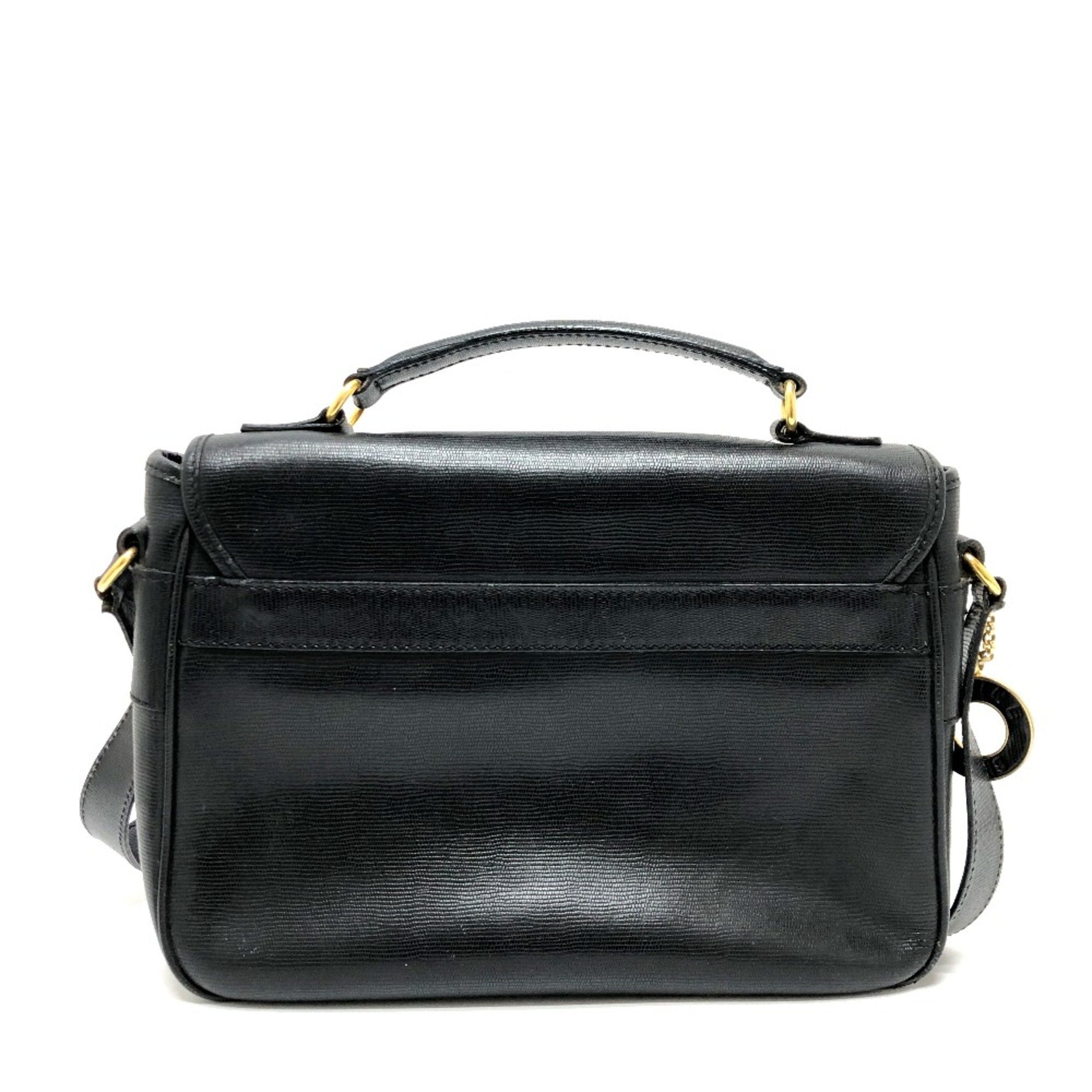 CELINE Double pocket bag Shoulder Bag GoldHardware