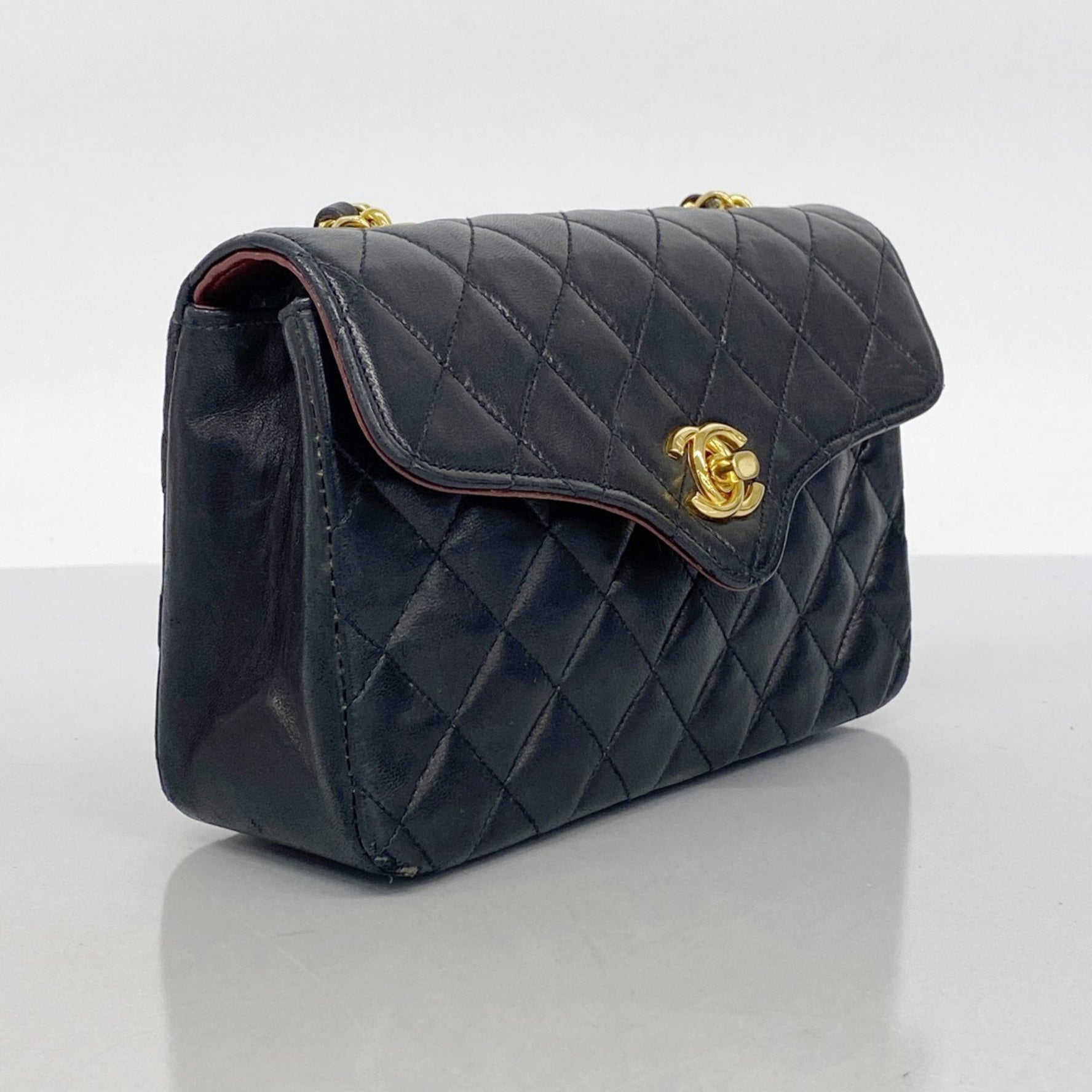 Chanel Matelasse Shoulder Bag with Chain Bag, Lambskin