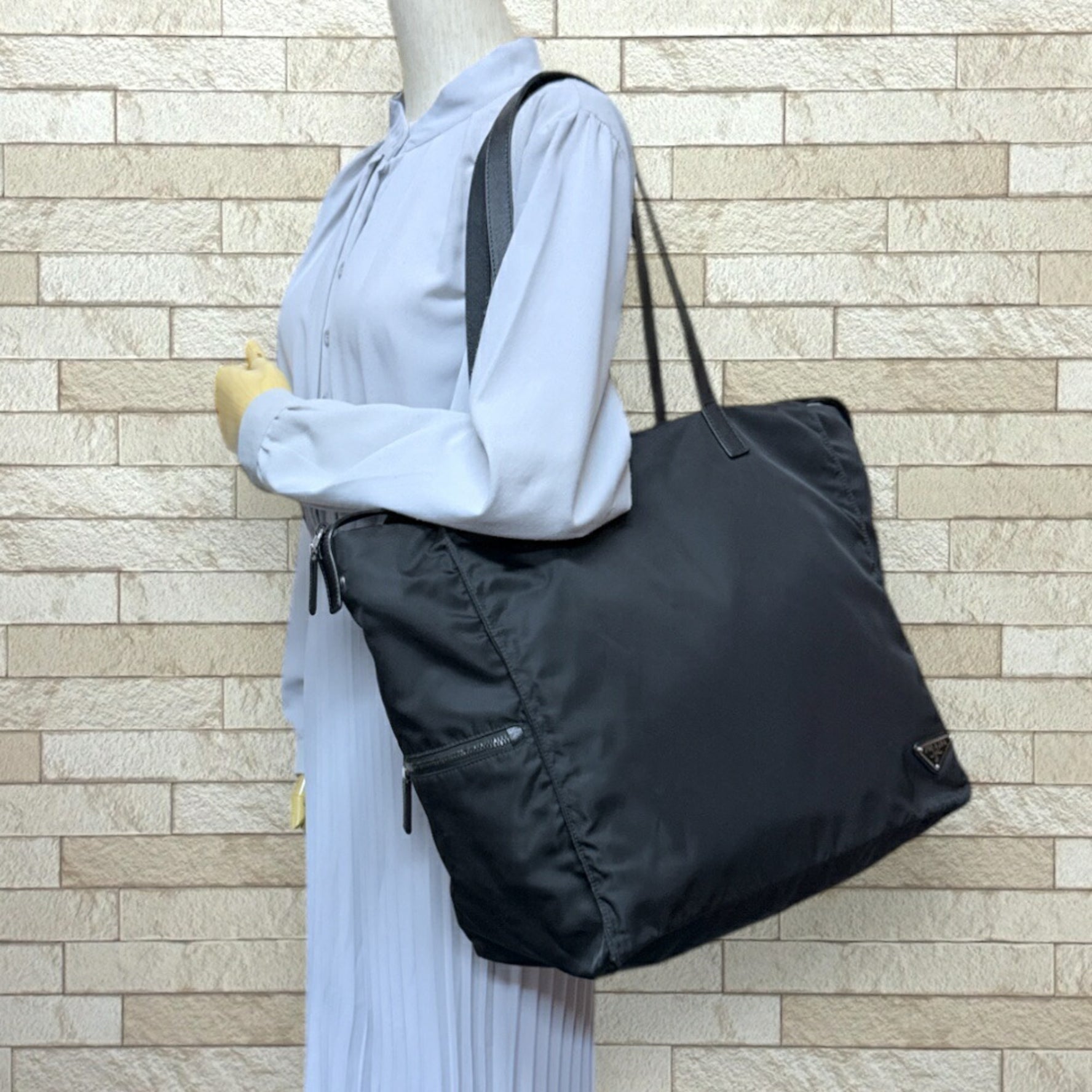 Prada Tote Bag Nylon Unisex