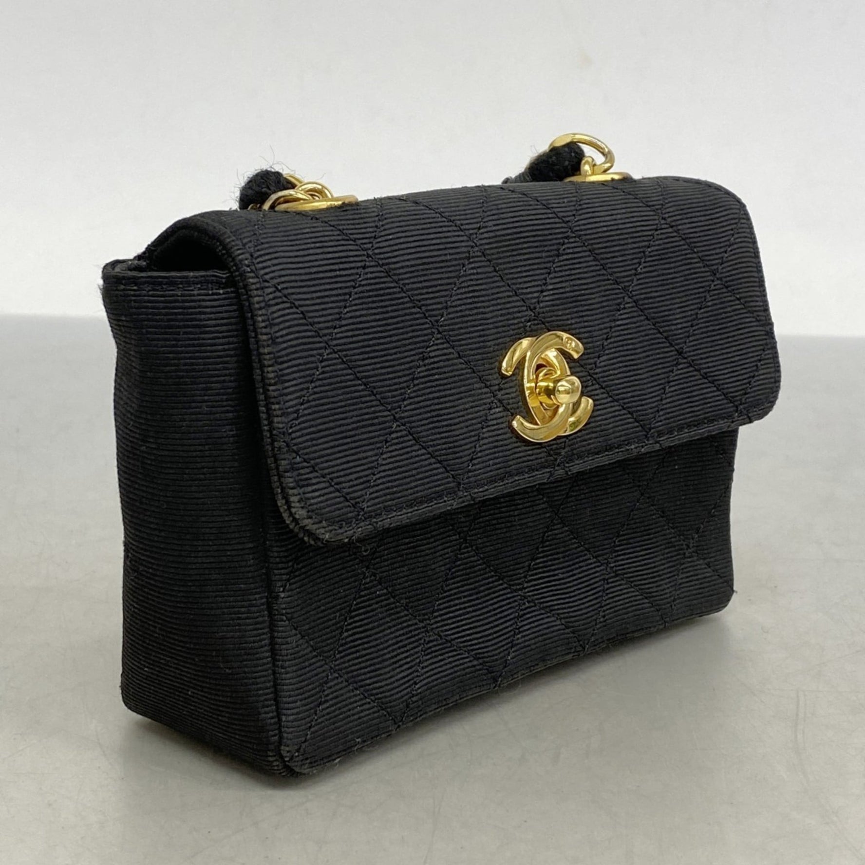 Chanel Matelasse Shoulder Bag with Chain Bag, Nylon