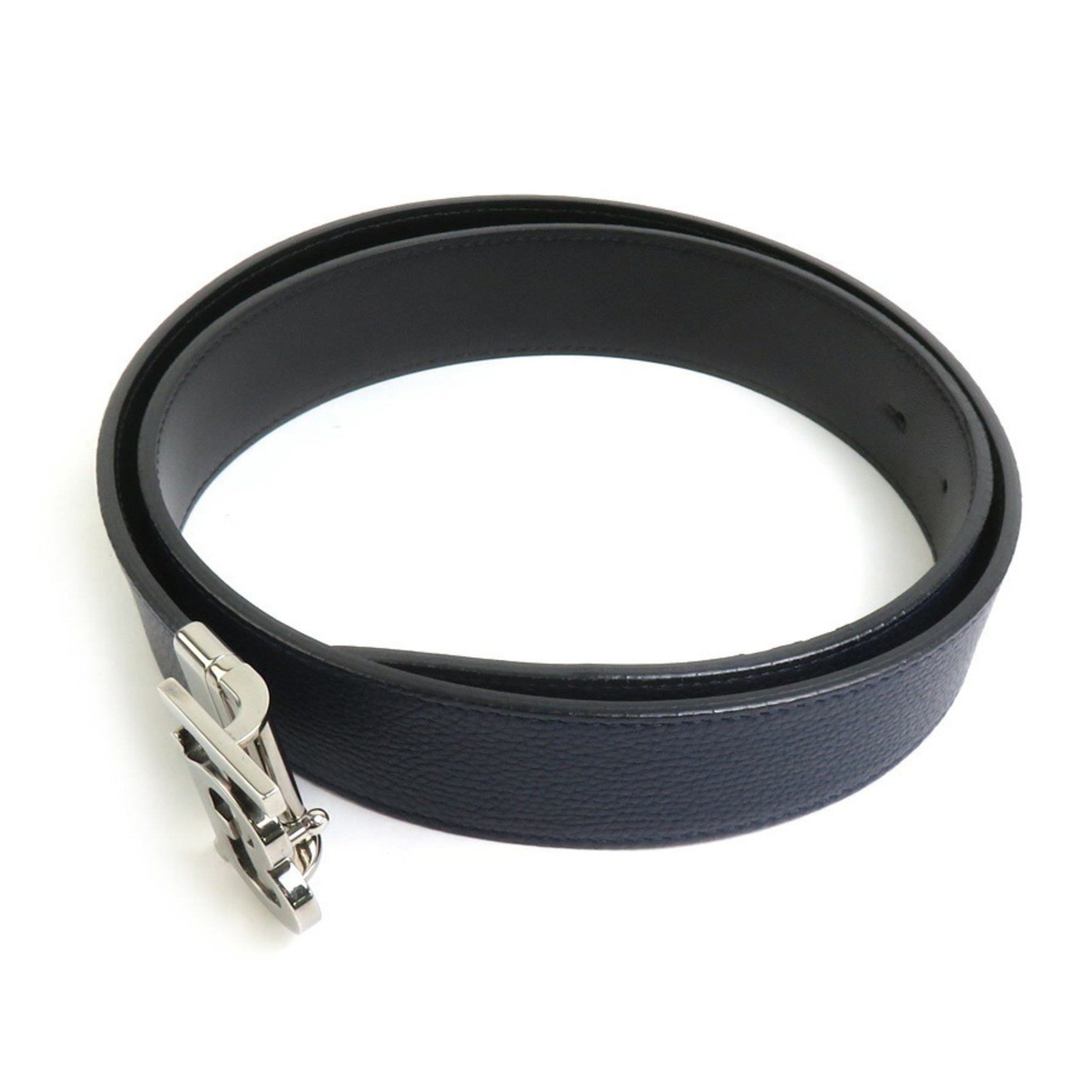 Burberry Belt, Reversible Leather, Navy x Black