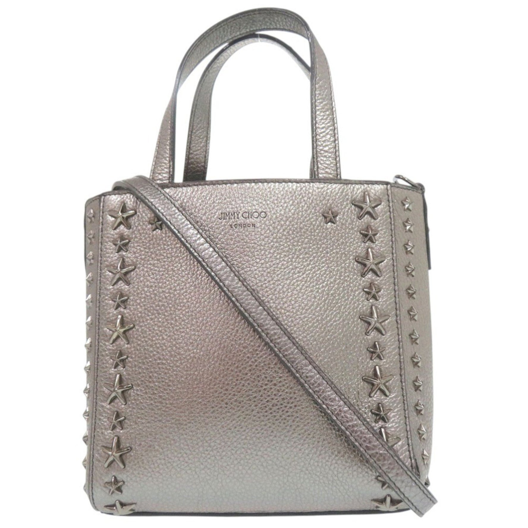 Jimmy Choo Mini Pegasi Star Stud Handbag in Leather (0700)