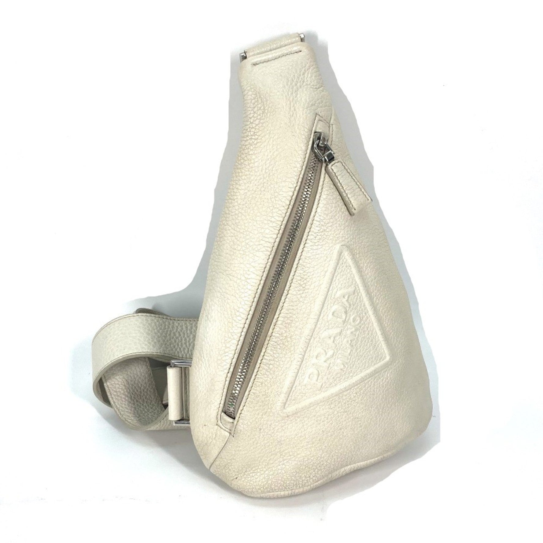 PRADA triangle logo triangle logo shoulder bag body bag Off