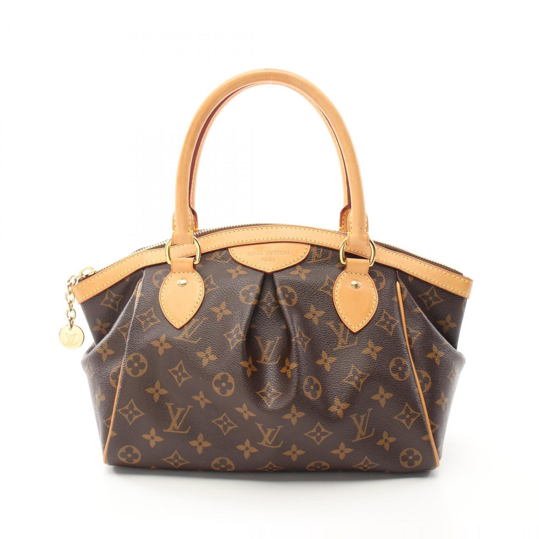 Louis Vuitton Tivoli PM Handbag Bag Coated Canvas Leather Monogram