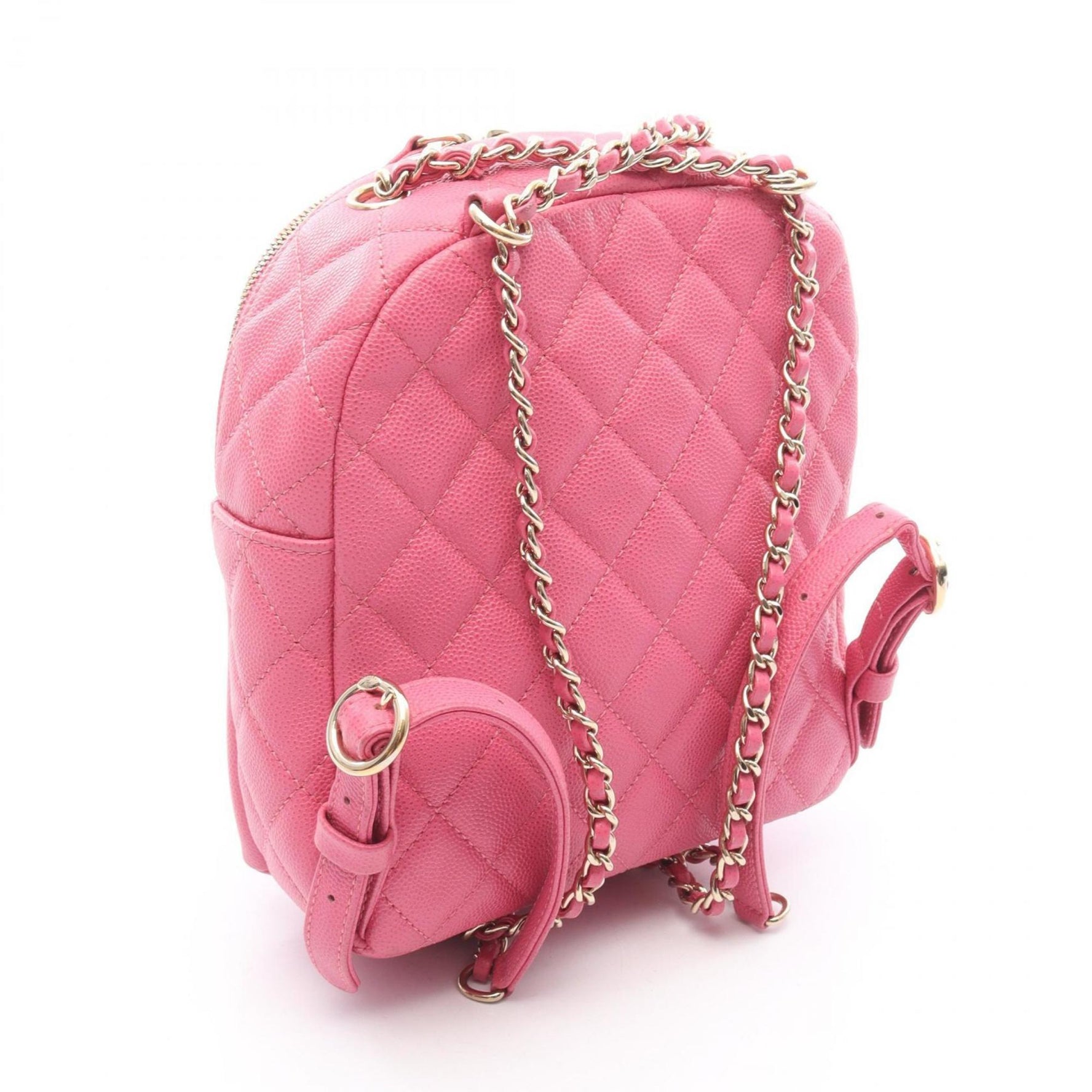 CHANEL Matelasse Backpack Bag in Grained Calfskin Leather