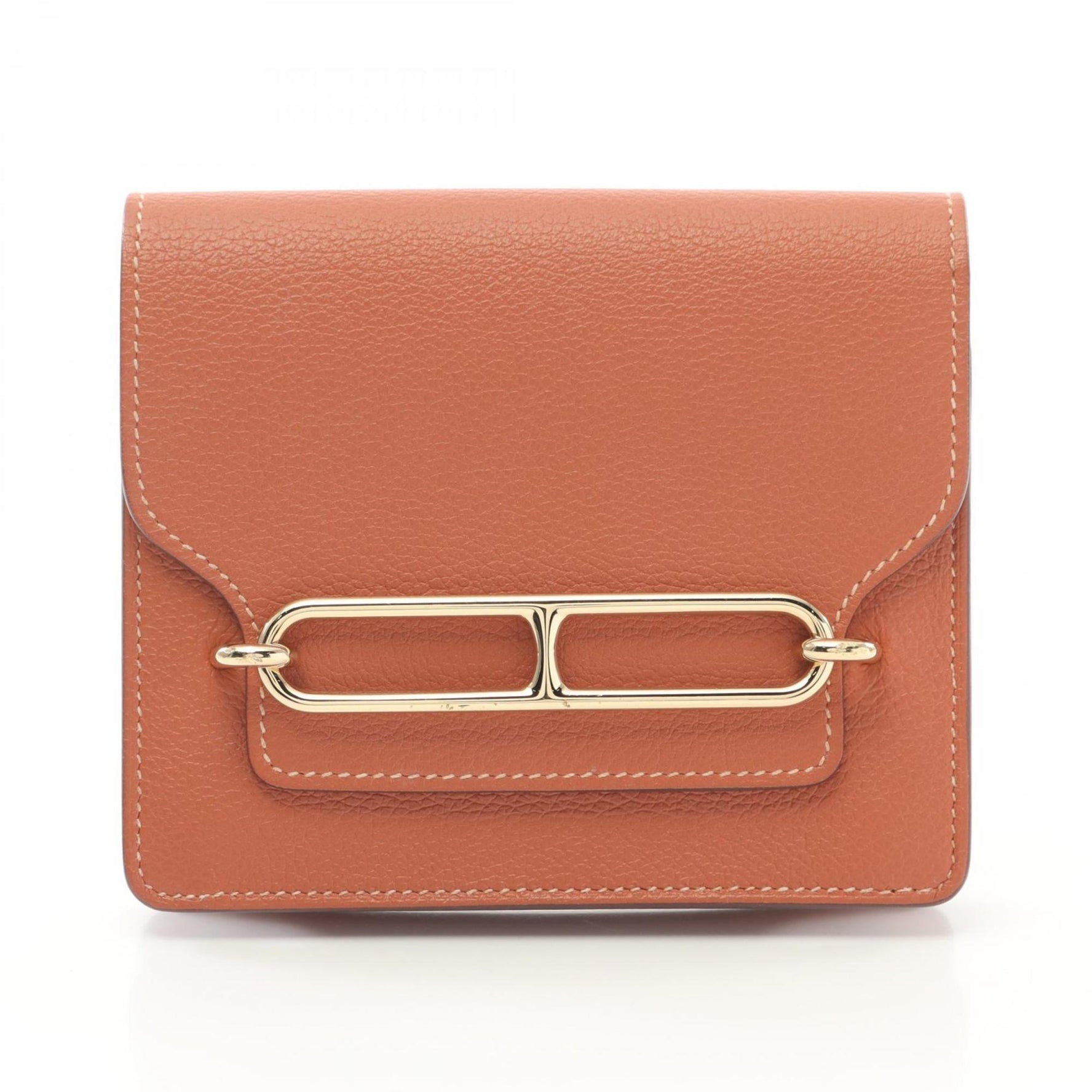 Hermes Louris Brush Blue Frida Bi-fold Wallet Evercolor