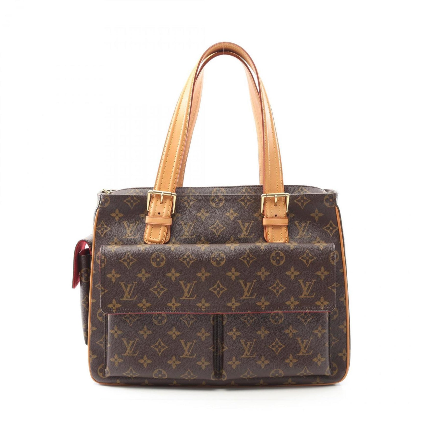 Louis Vuitton Multiplicite Handbag, Coated Canvas and Leather, Monogram, Brown