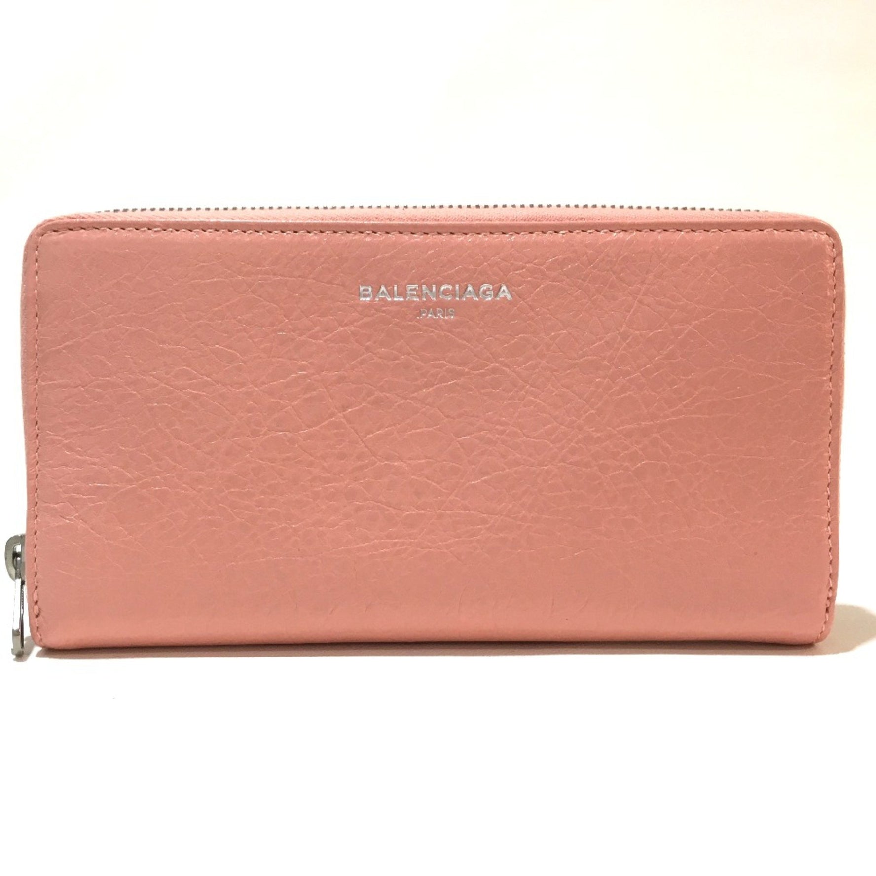 Balenciaga Exclusive Zip Around Long Wallet Long Wallet Pink