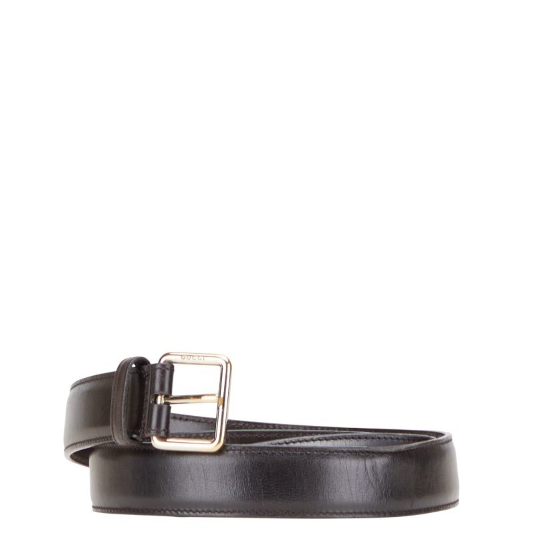 Gucci Belt 85.34 Leather Plated