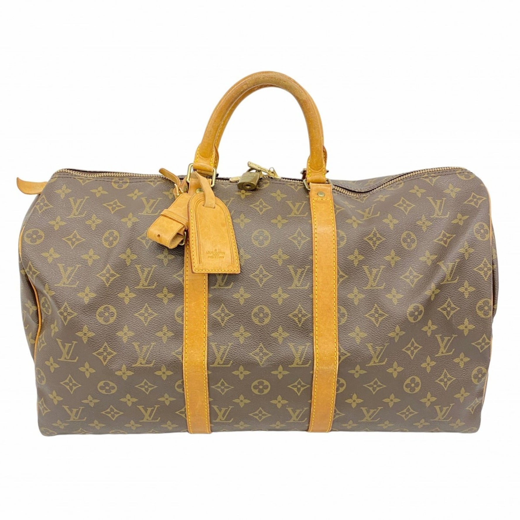 Louis Vuitton Monogram Keepall 50 Boston Bag Men's and