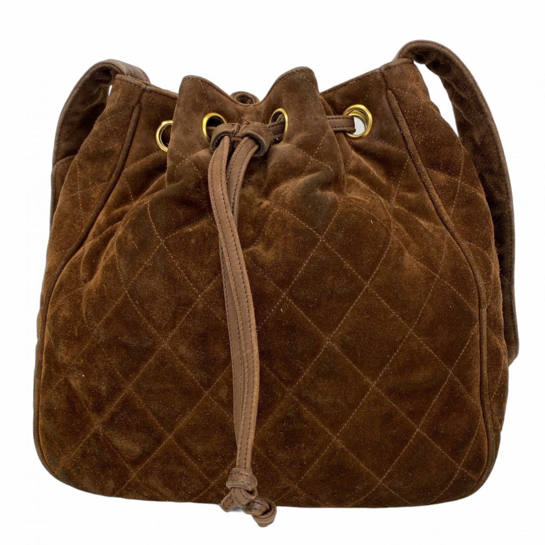 Chanel Matelasse Shoulder Bag in Suede