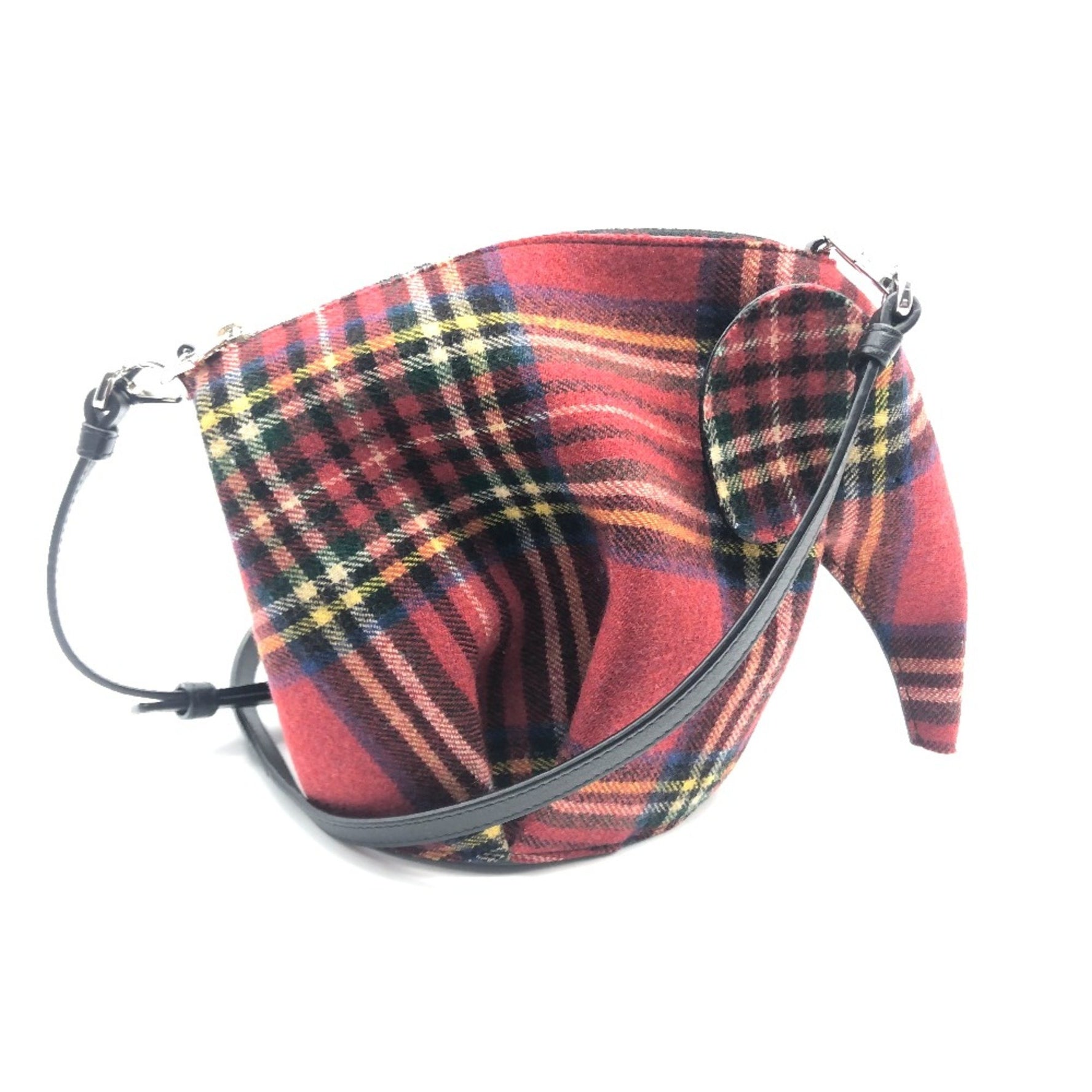 Loewe Check pattern Bag Shoulder Bag RedBased x Multicolore