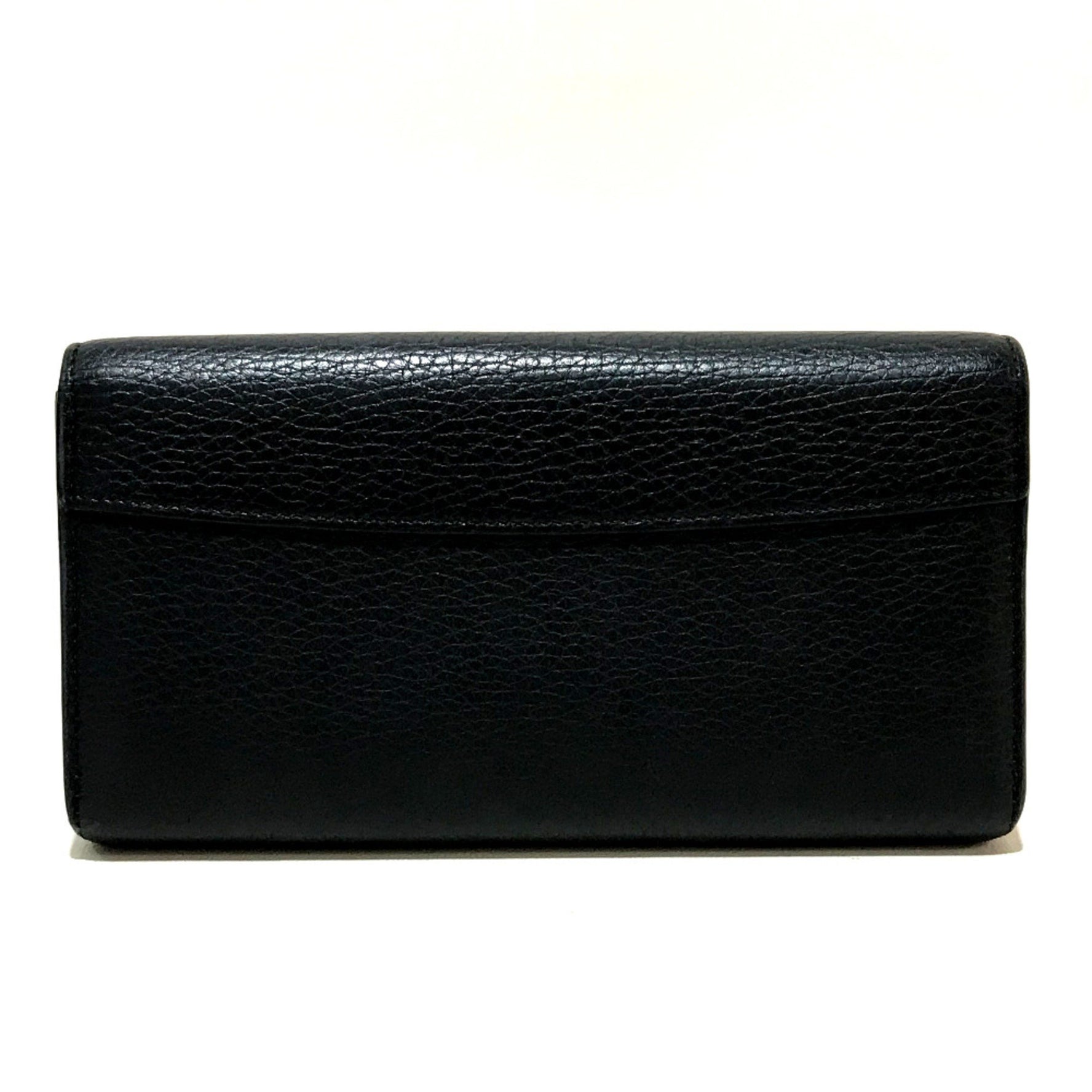 Louis Vuitton Taurillon Clemence Long Wallet Folded wallet Noir