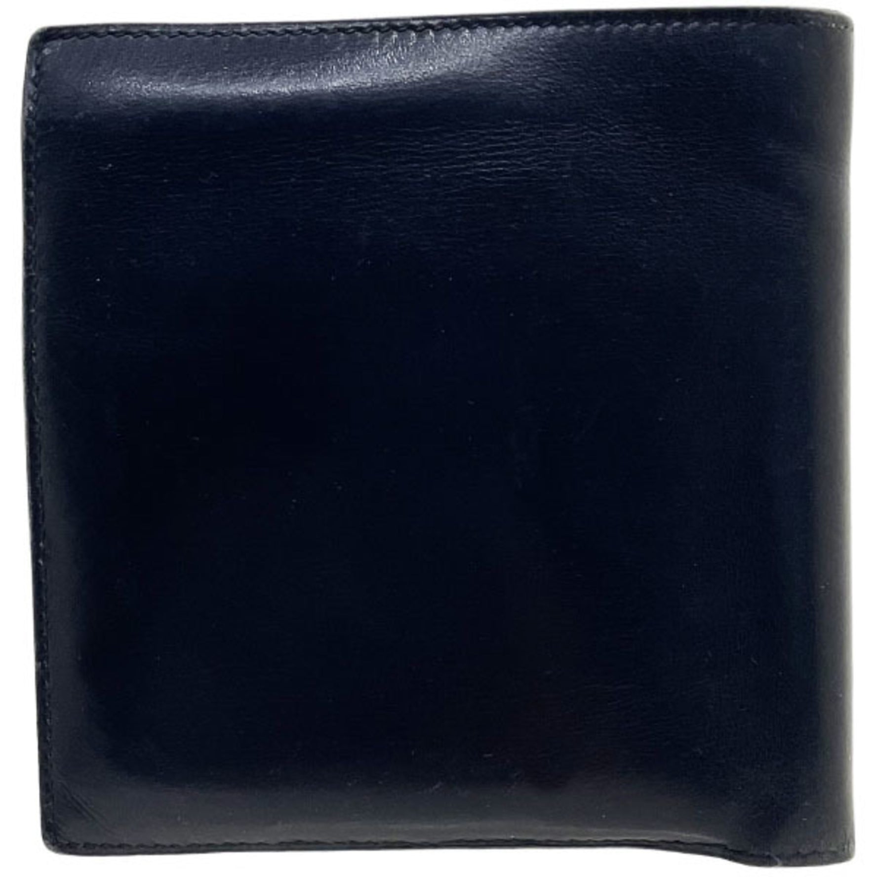 Hermes Wallet Bi-fold Leather ○E Engraved Compact