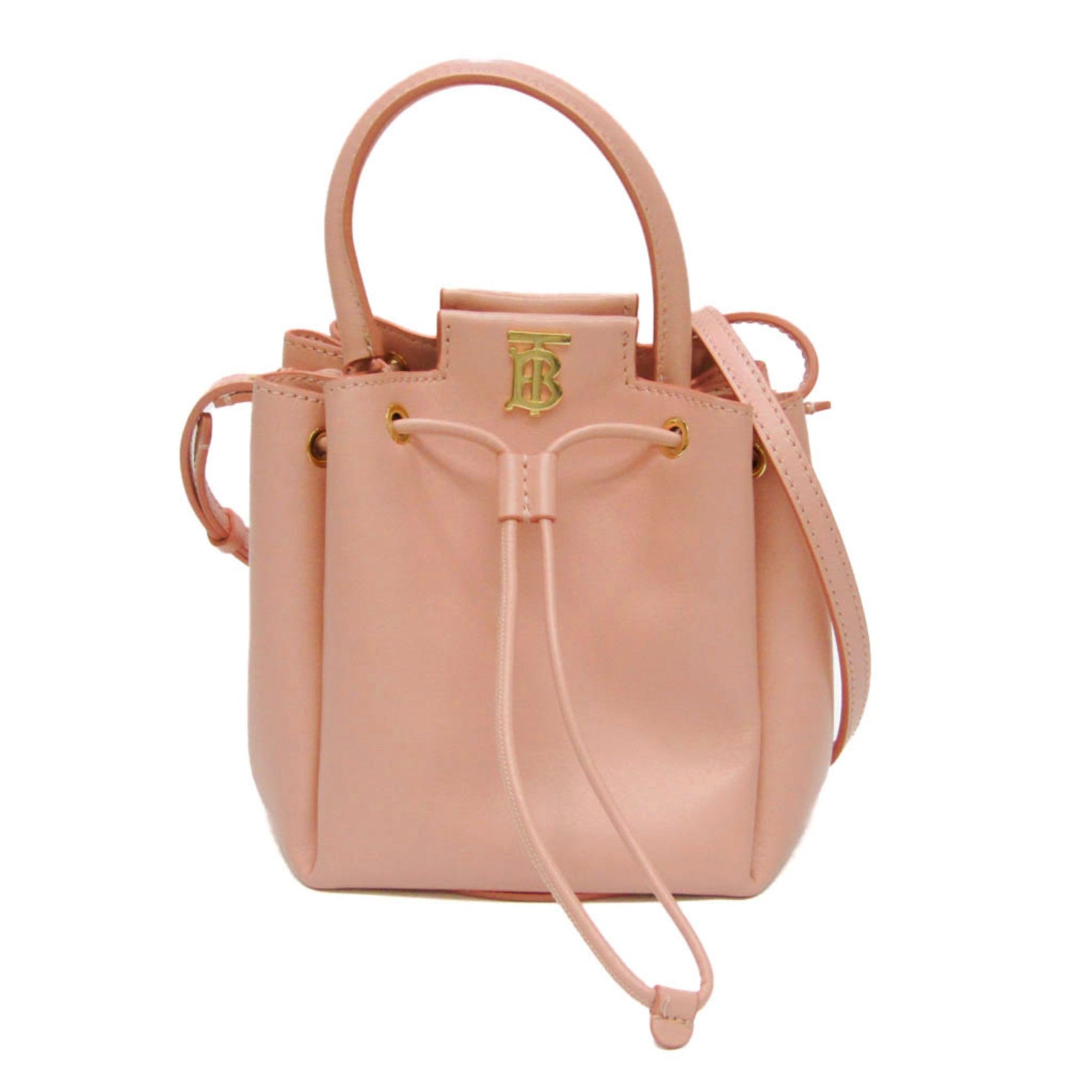 Burberry PEONY Leather Handbag,Shoulder Bag Light Pink