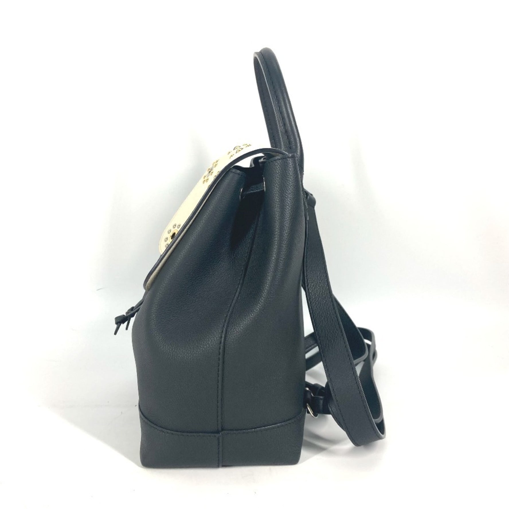 Louis Vuitton Lockme Backpack Studs Leather Black