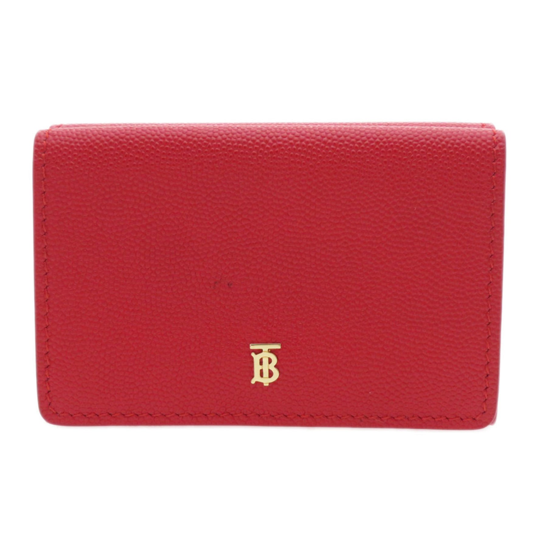 Burberry metal fittings tri-fold bi-fold wallet calfskin