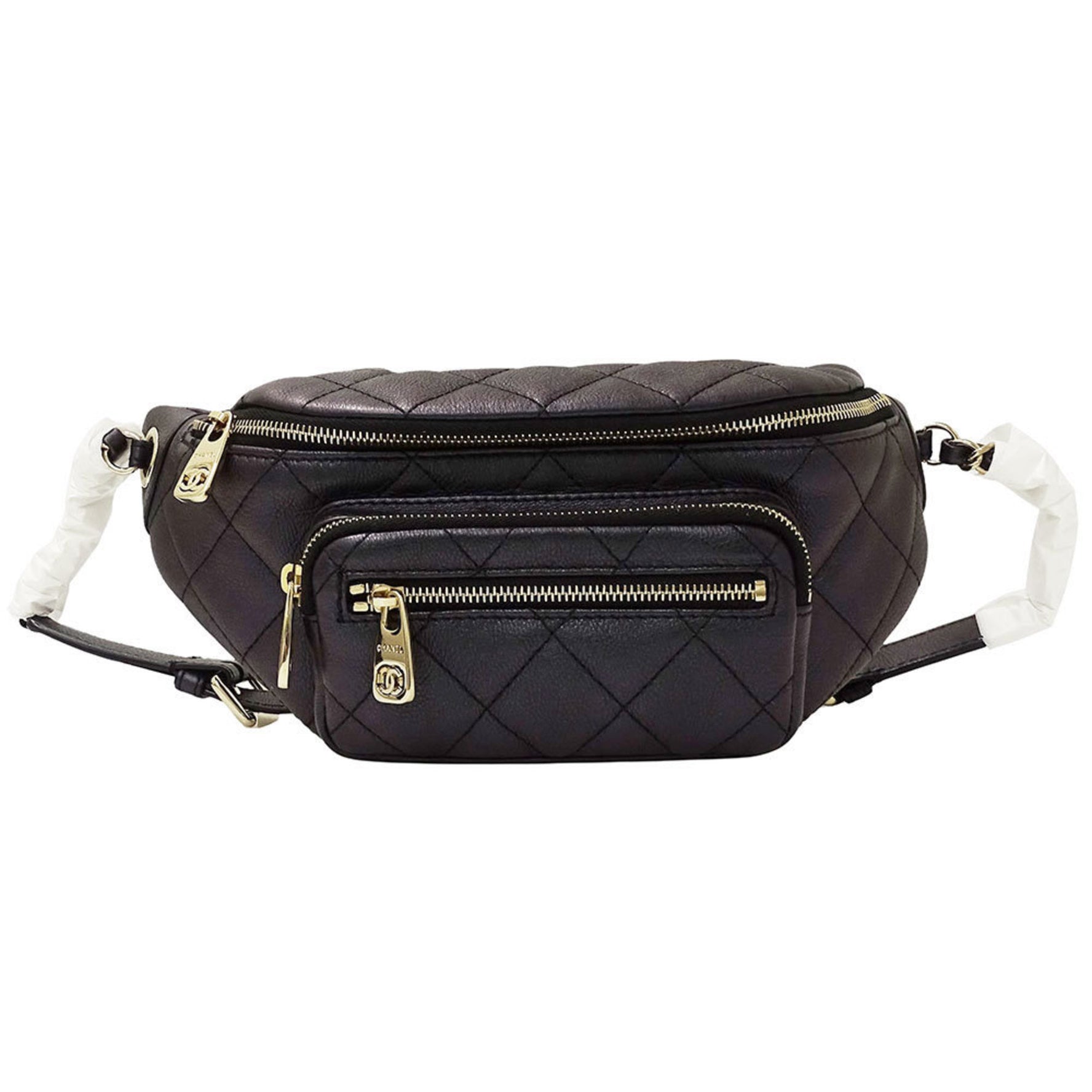 CHANEL Bag, Body Waist Matelasse Leather, Compact