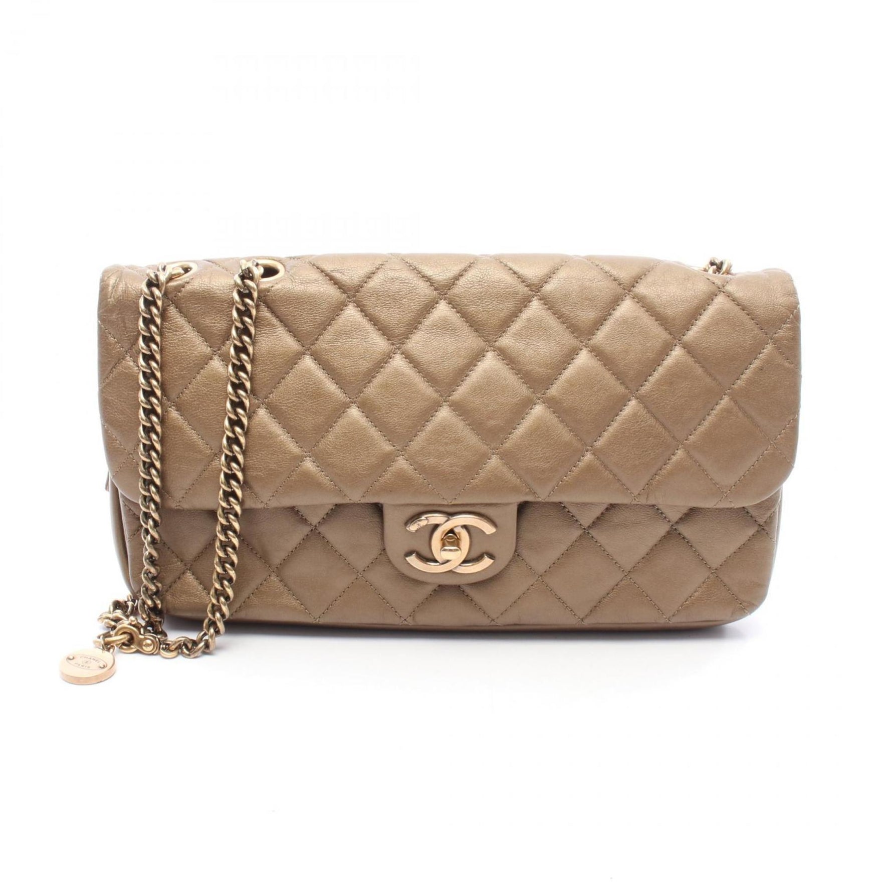 CHANEL Matelasse Shoulder Bag, Leather