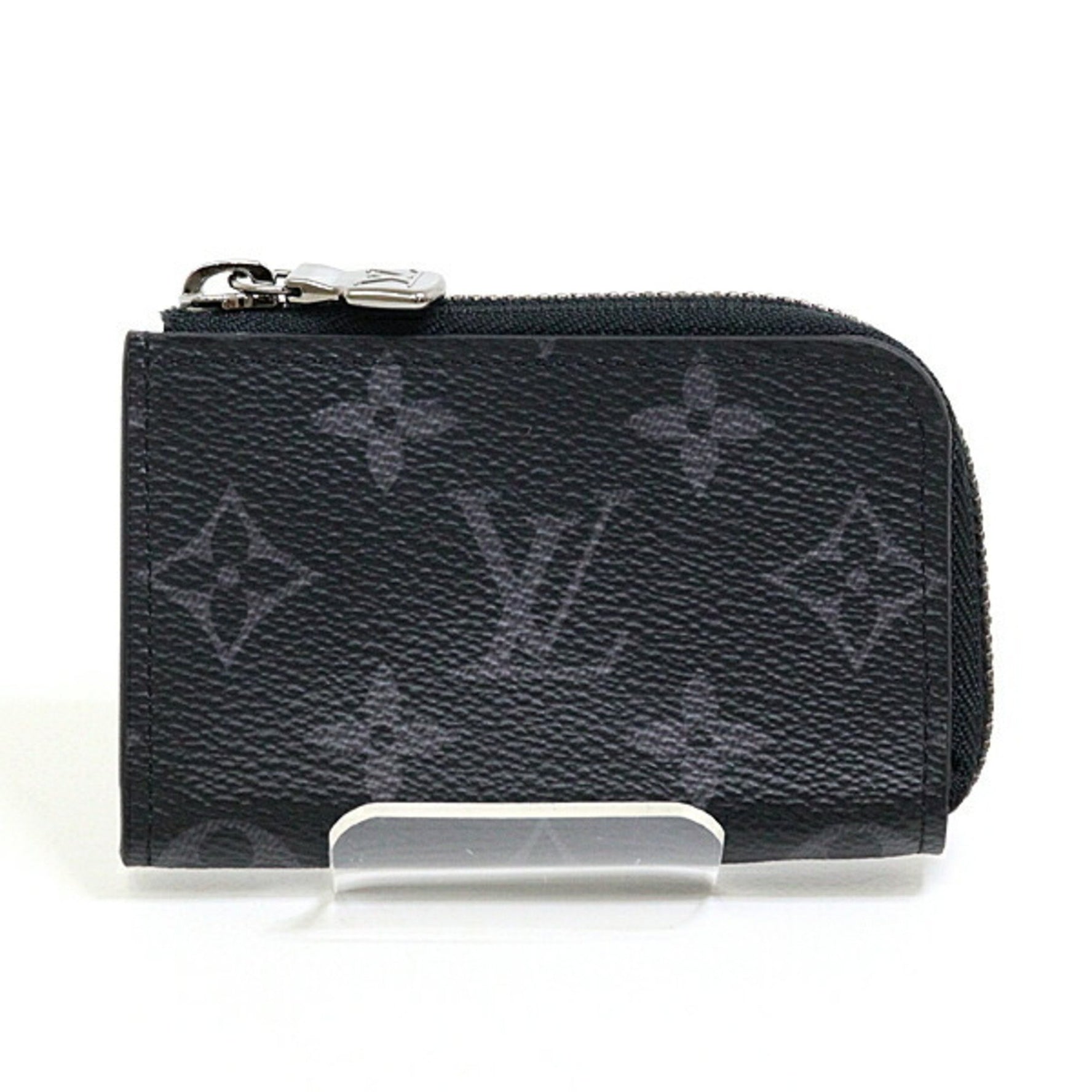 Louis Vuitton Porte Monnaie Jour Monogram Eclipse Coin Case