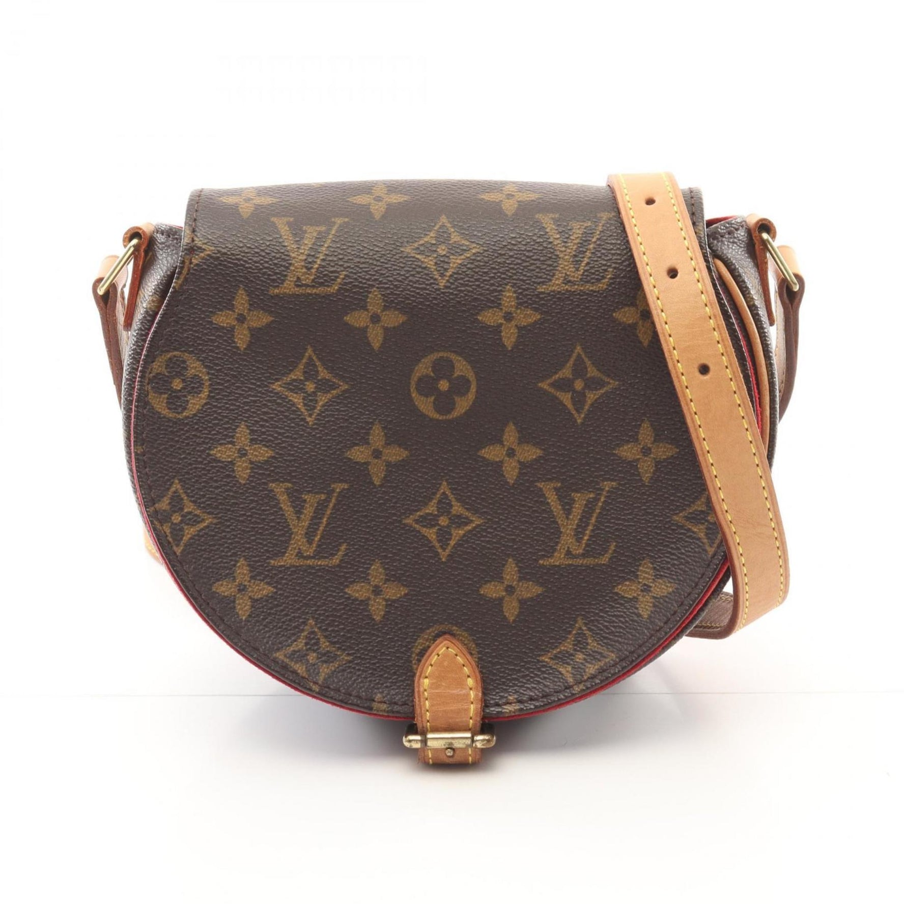 Louis Vuitton Tan Blanc Shoulder Bag Coated Canvas Leather Monogram