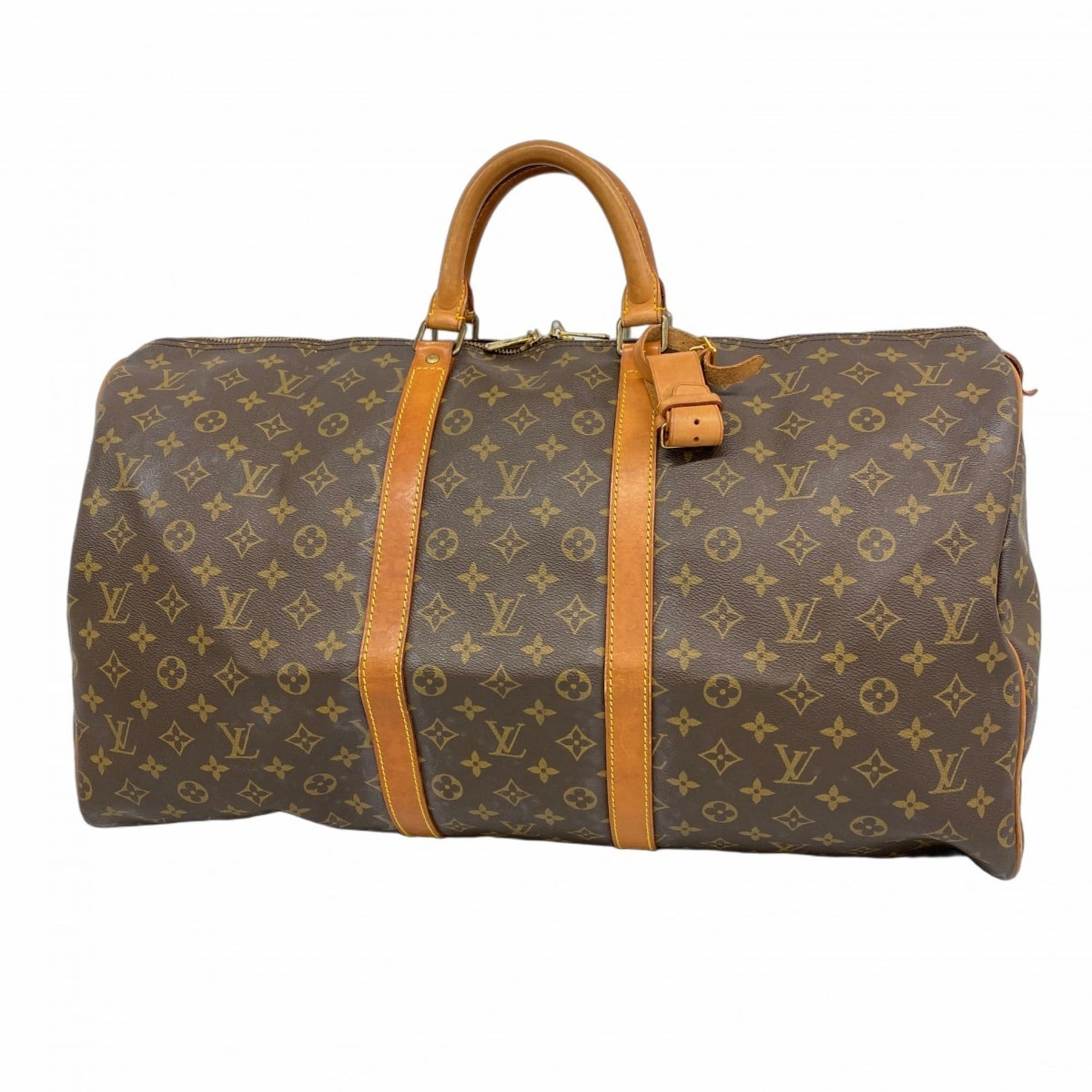 Louis Vuitton Monogram Keepall 55 Boston Bag Men's and