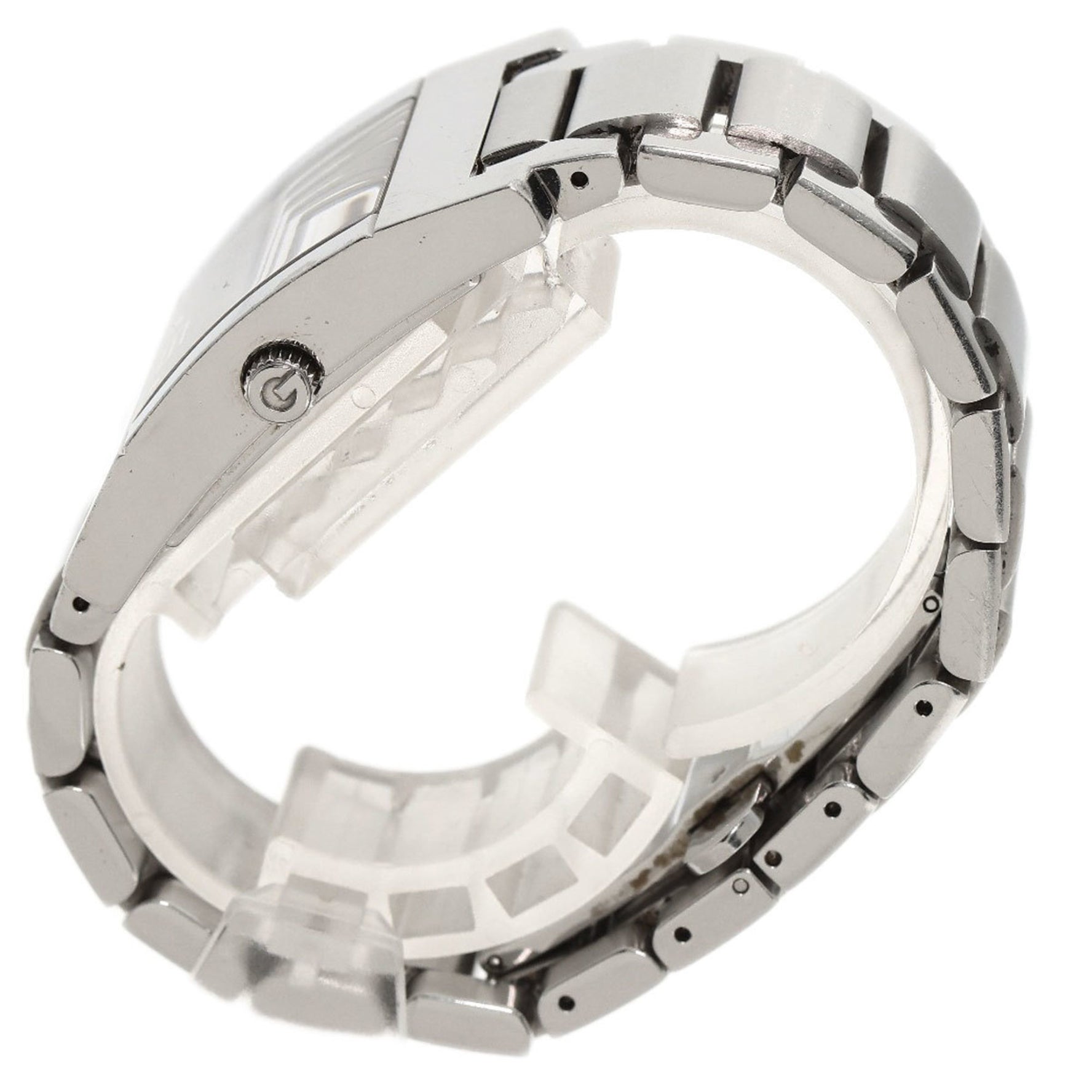 Gucci Square Face Watch Stainless Steel SS