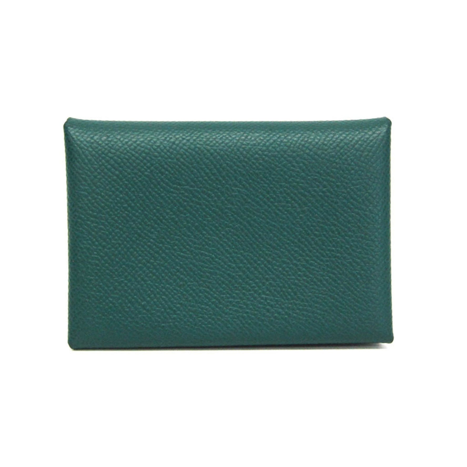Hermes Calvi Duo Epsom Leather Card Case