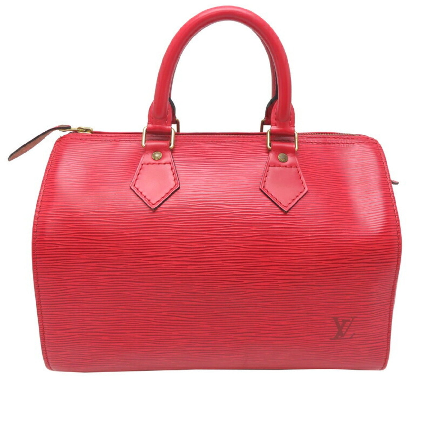 Louis Vuitton Speedy 25 and Men's Boston Bag Epi Castilian Red