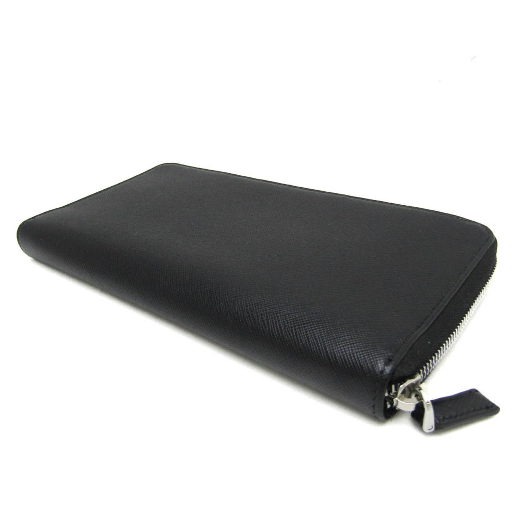 Prada Men,Women Saffiano Long Wallet (bi-fold)