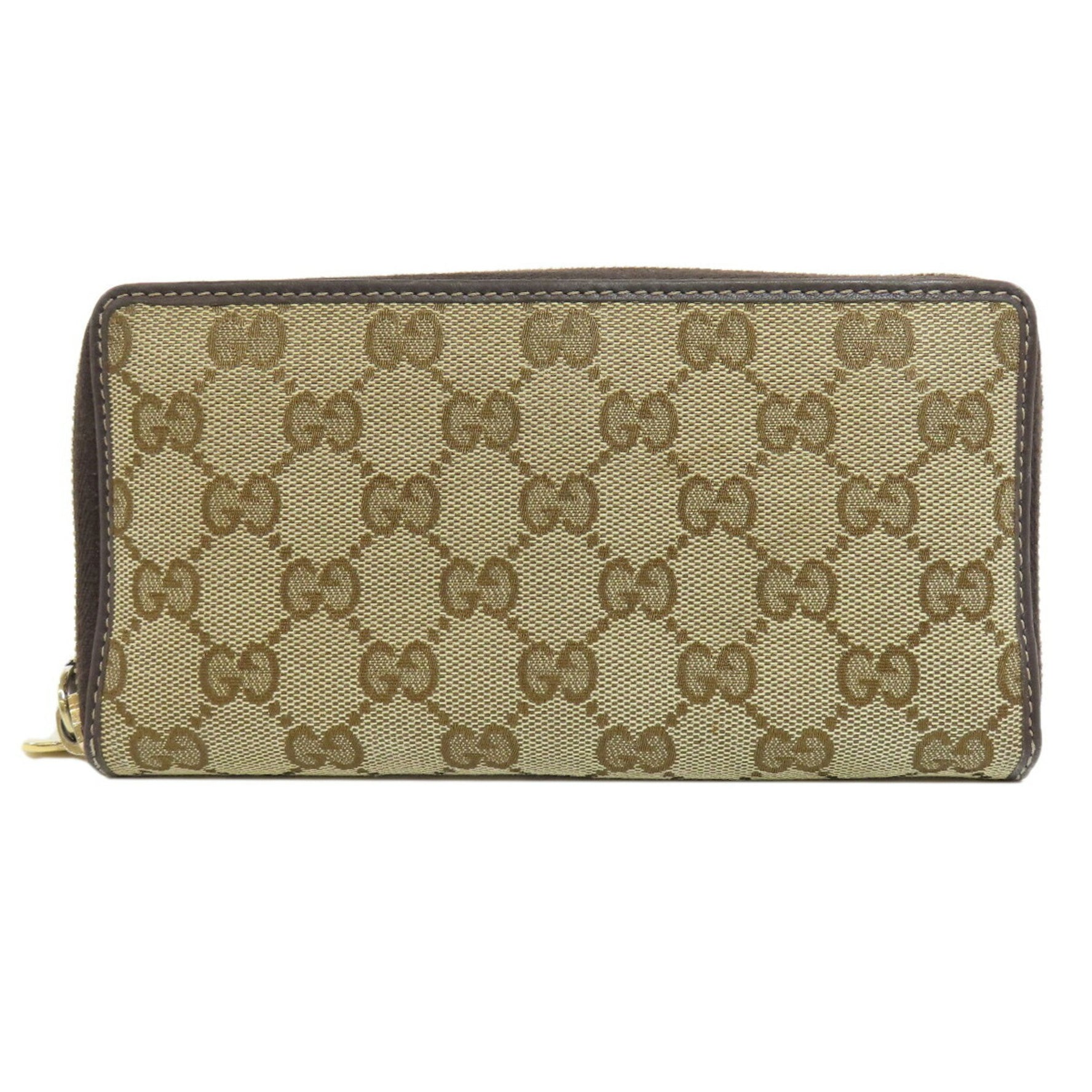 GUCCI Round GG Long Wallet Canvas
