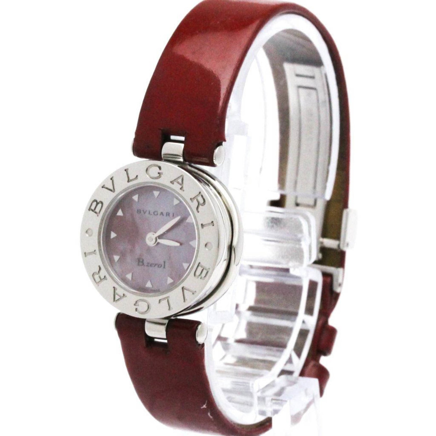 BVLGARI B-Zero1 Blue MOP Dial Steel Ladies Watch BZ22S Polished
