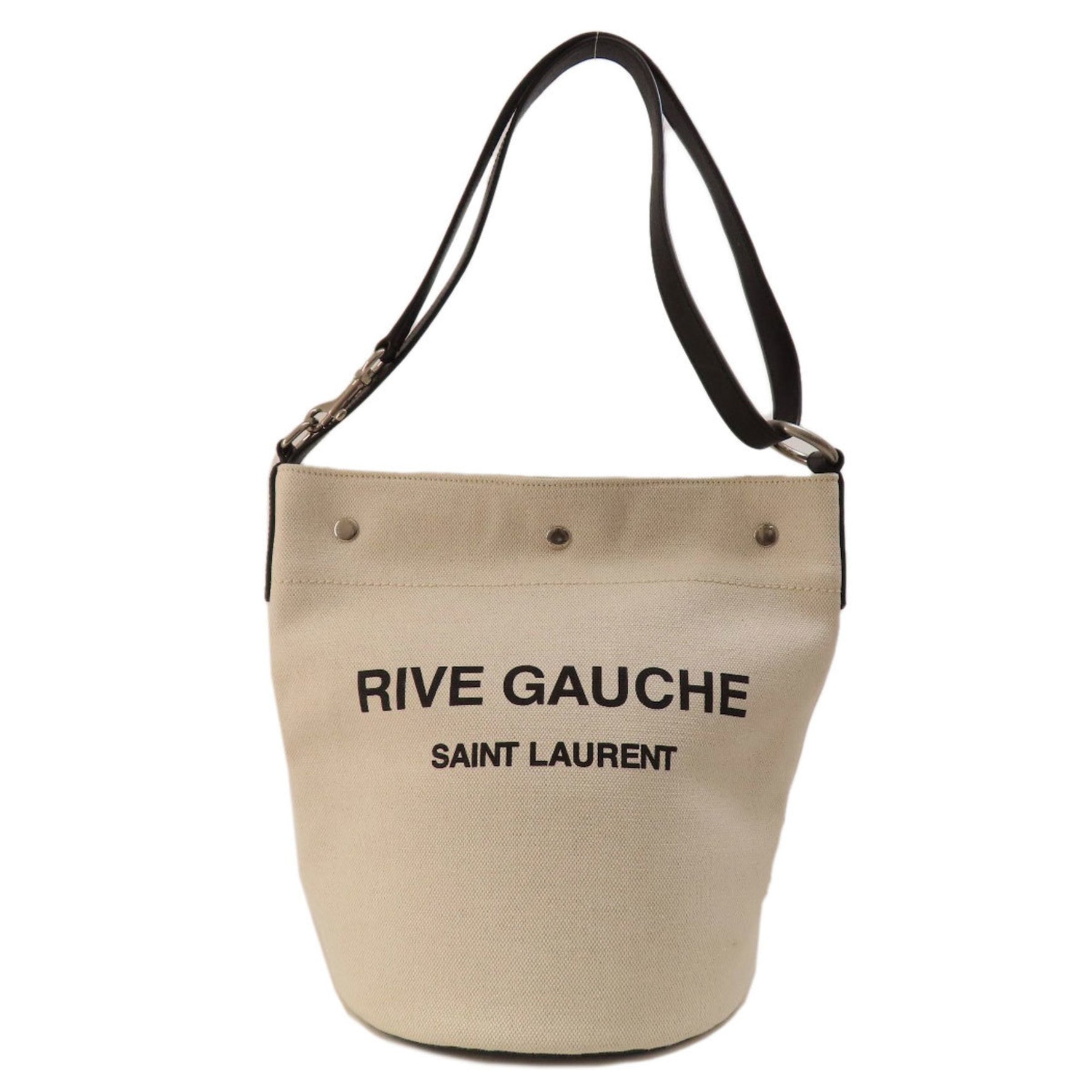 Saint Laurent bucket bag, handbag, canvas