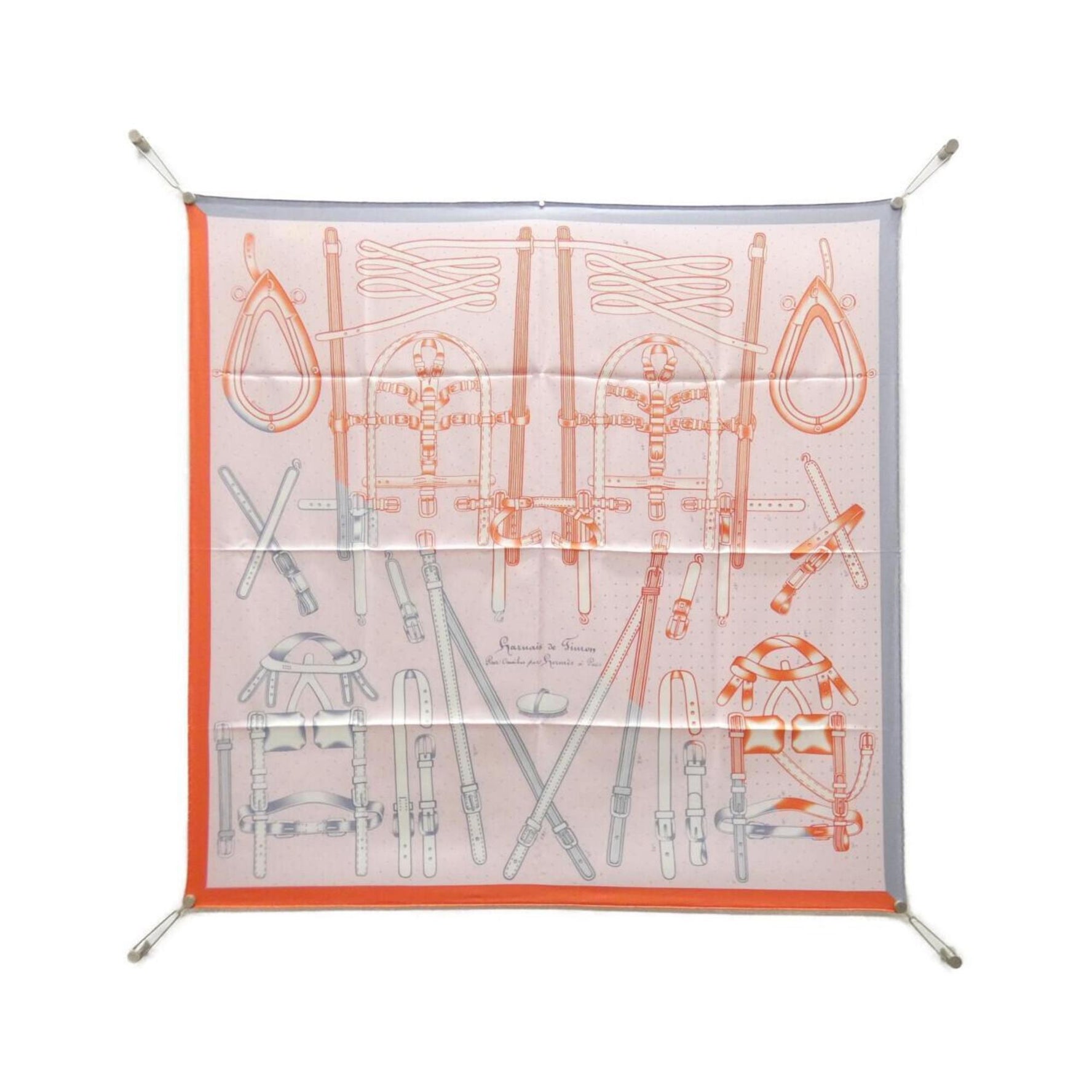 Hermes Hermès HARNAIS DE TIMON Carré Scarf