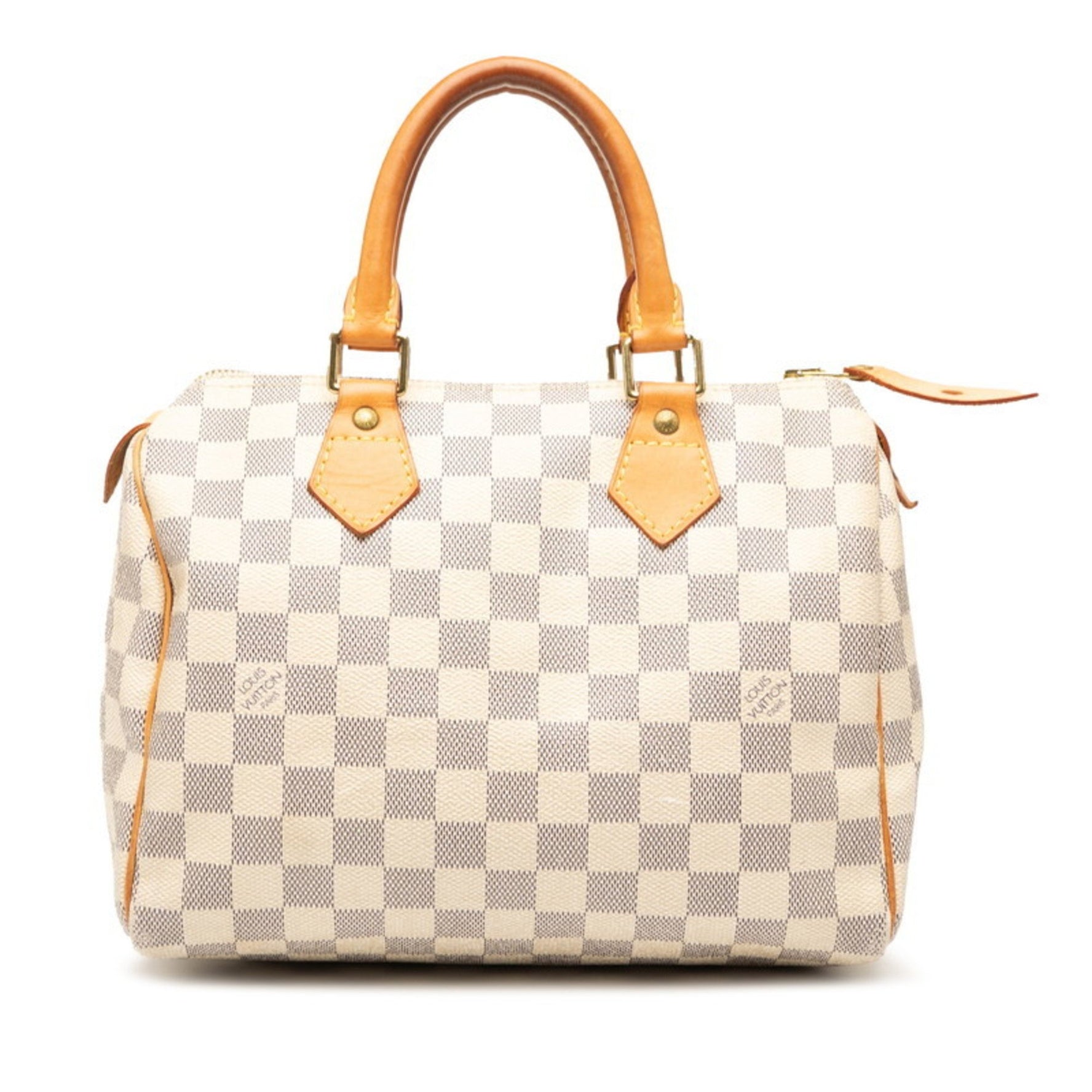 Louis Vuitton Damier Azur Speedy 25 Handbag/Mini Boston Bag Leather LOUIS VUITTON