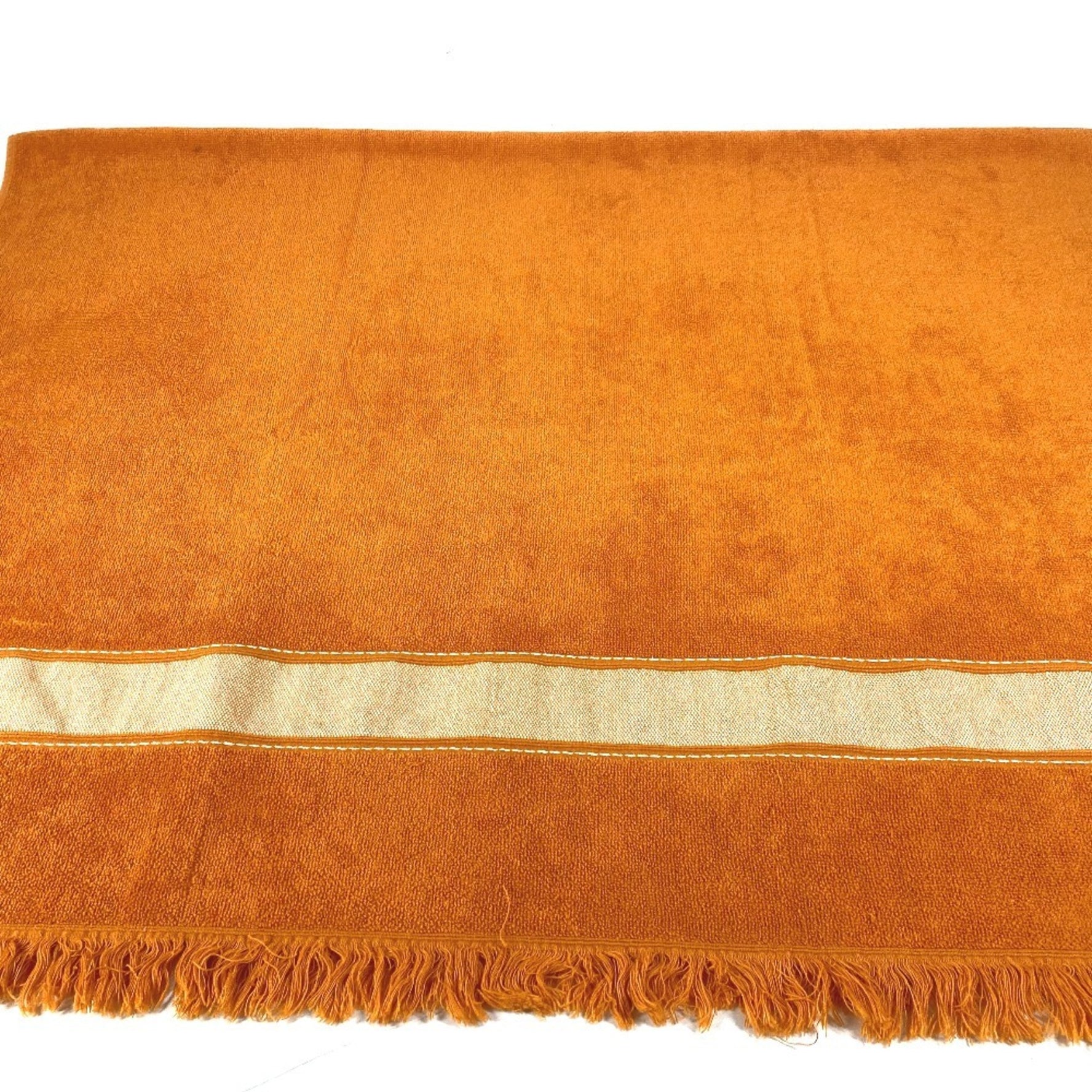 HERMES Bath Towel, Knee Blanket, Yachting Beach Large Cotton