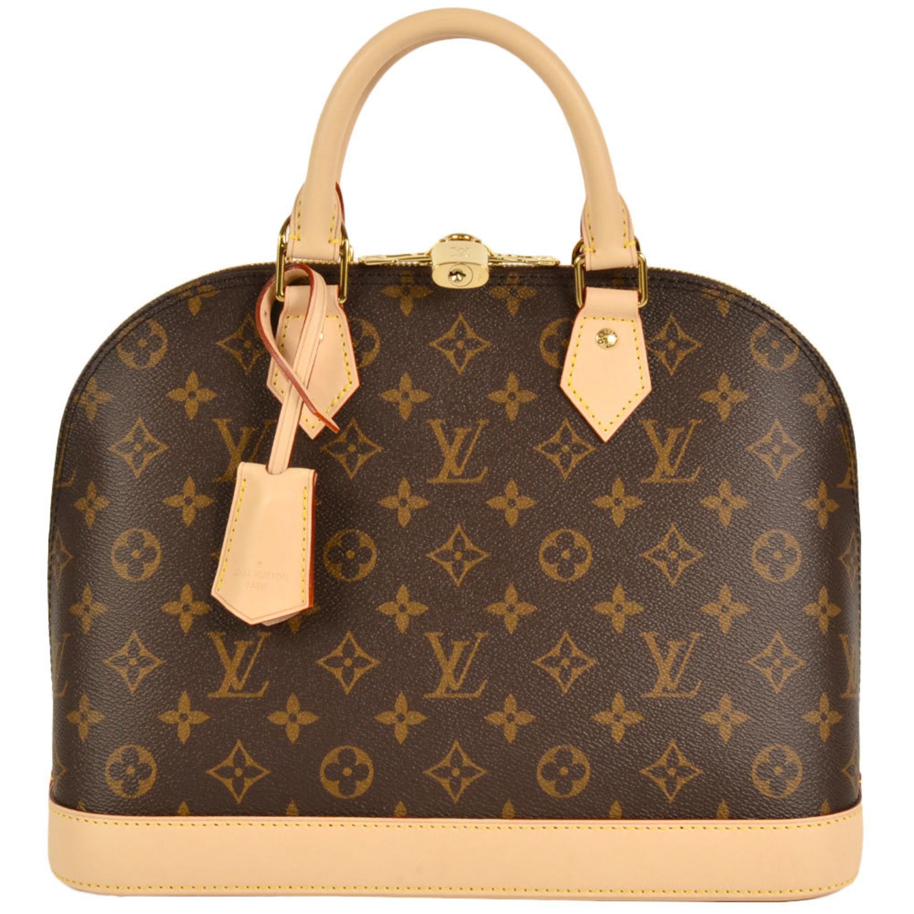 Louis Vuitton Alma PM Handbag Canvas with Built-in RFID (IC Chip)
