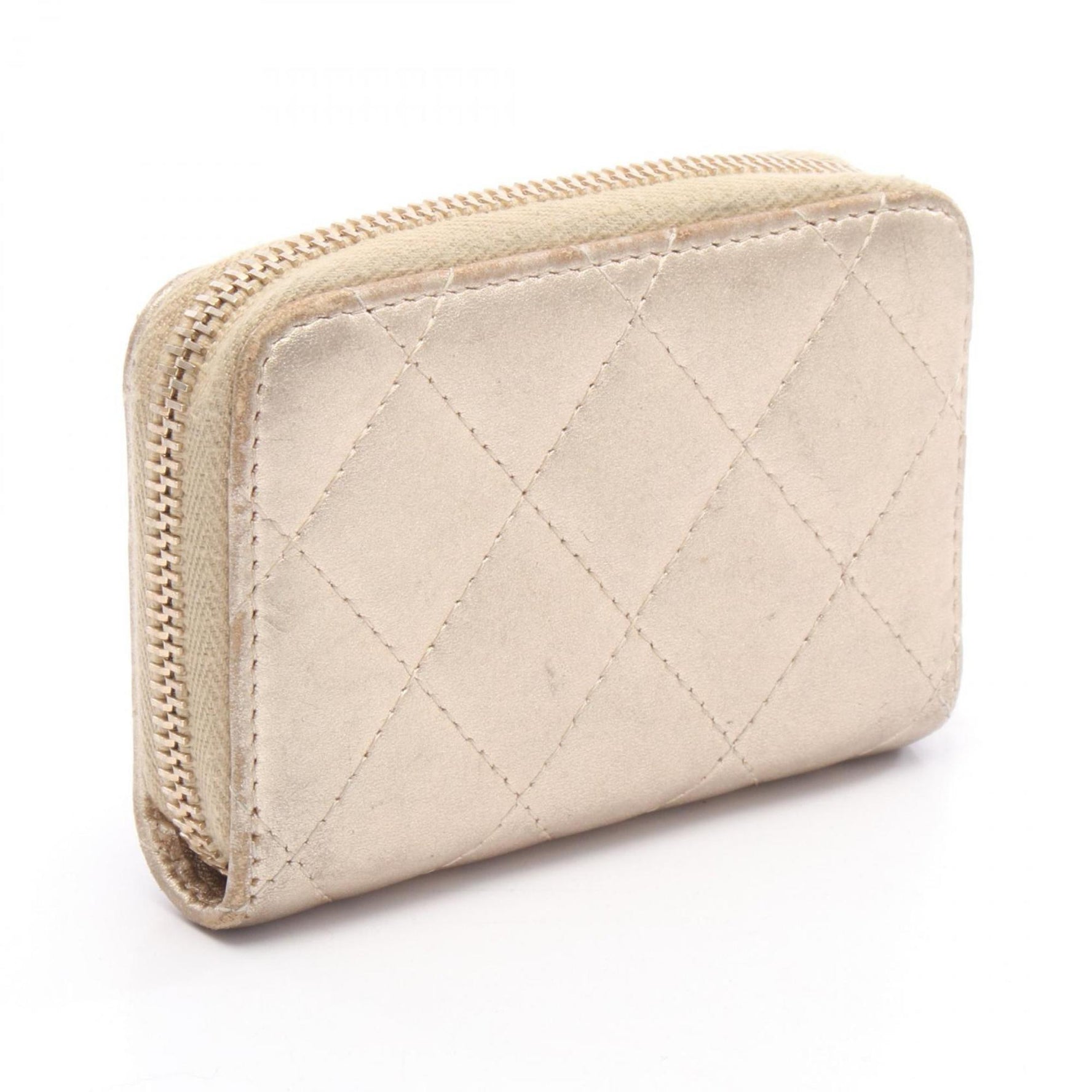 CHANEL Matelasse Wallet/Coin Case, Leather