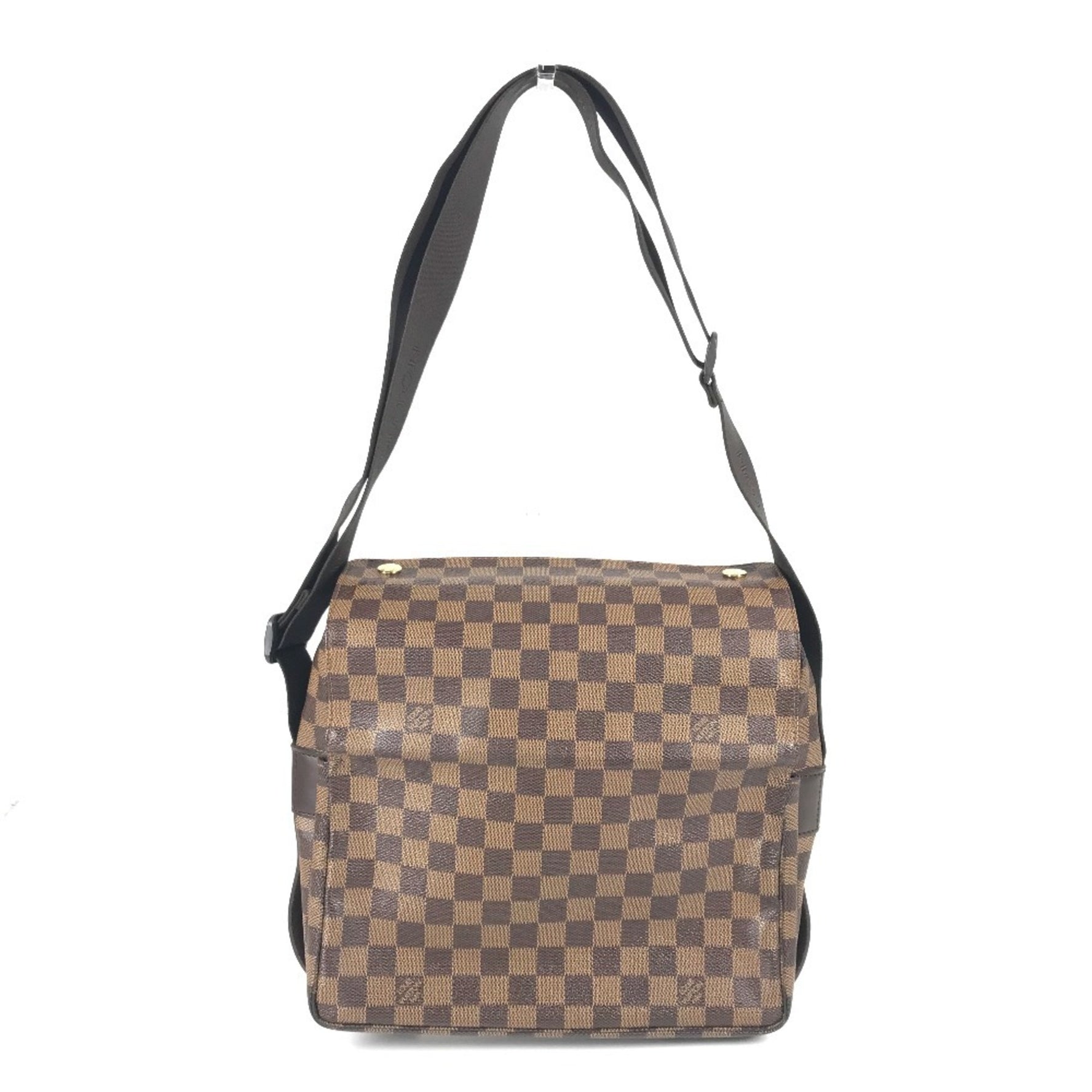 Louis Vuitton Damier Naviglio Crossbody Bag Shoulder Canvas Men's Ebene Brown