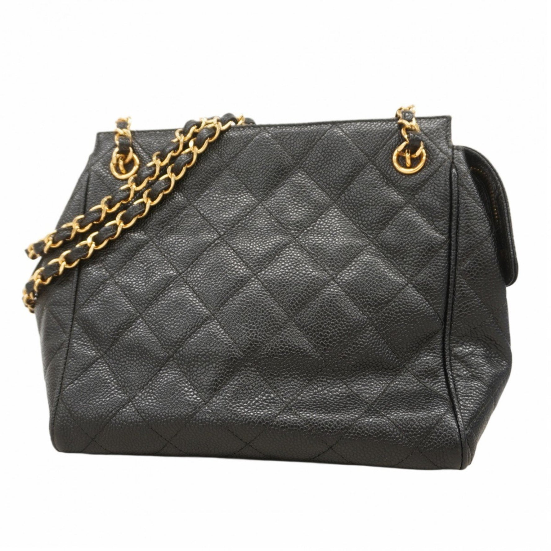 Chanel Matelasse Shoulder Bag with Chain, Caviar Skin