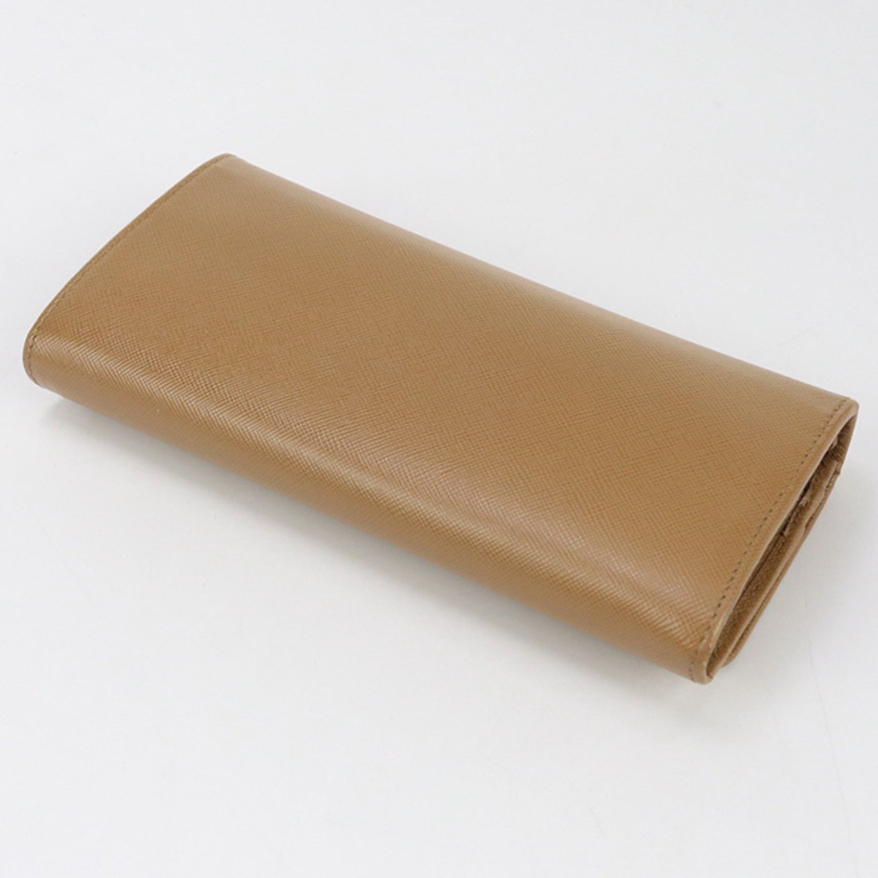 PRADA Saffiano Leather Long Wallet with Bi-Fold Coin Pocket, Model