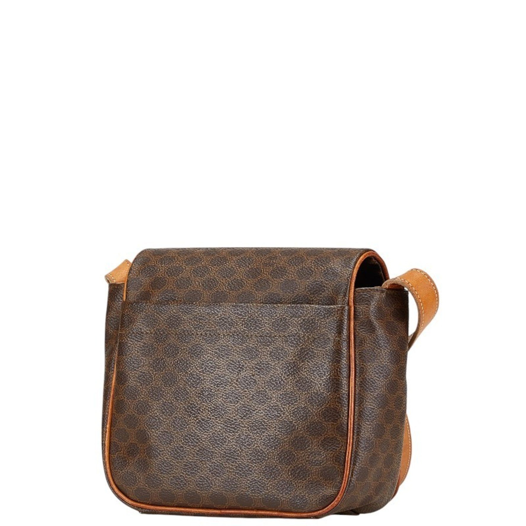 Celine Macadam Shoulder Bag PVC Leather