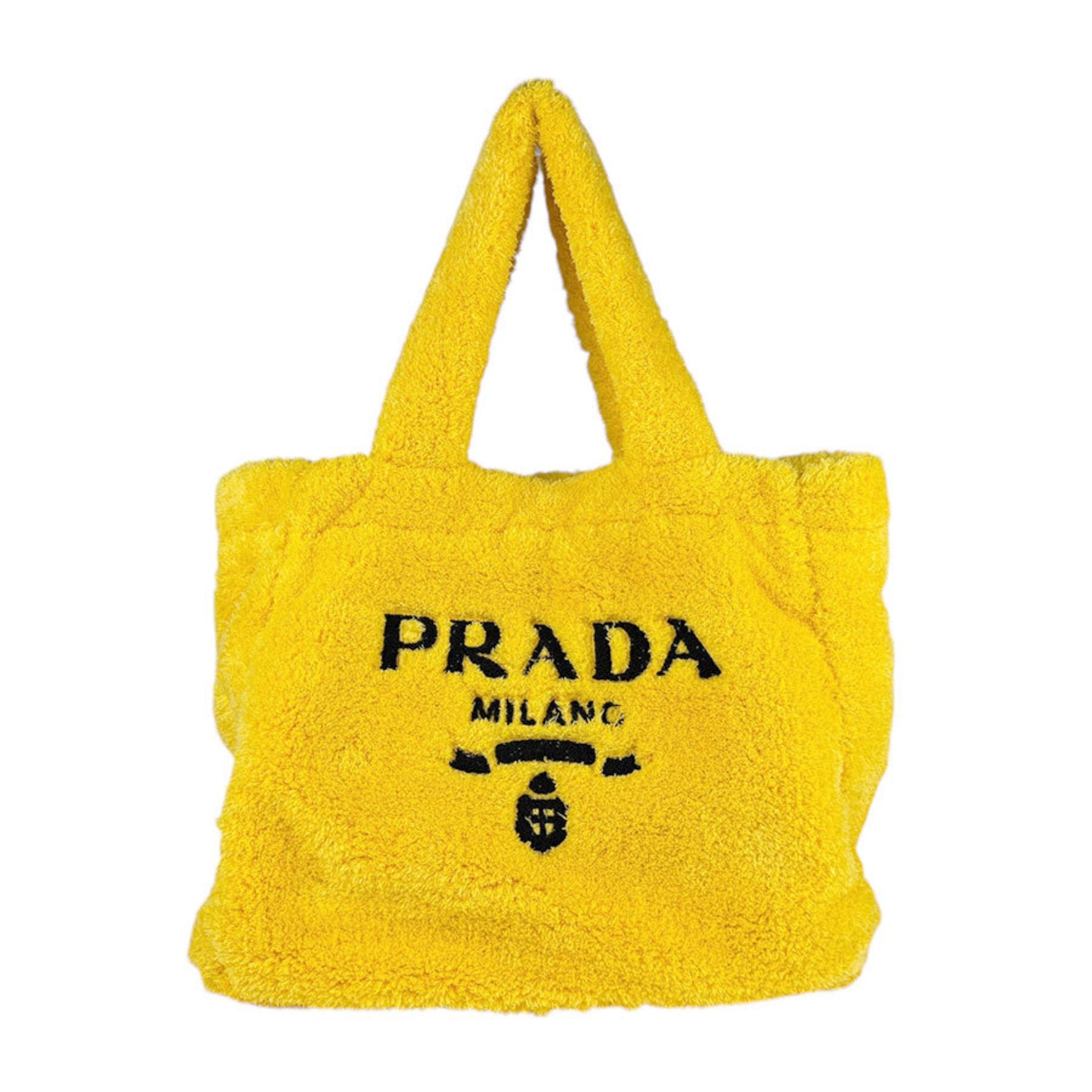 PRADA Handbag Terry Tote Bag Pile