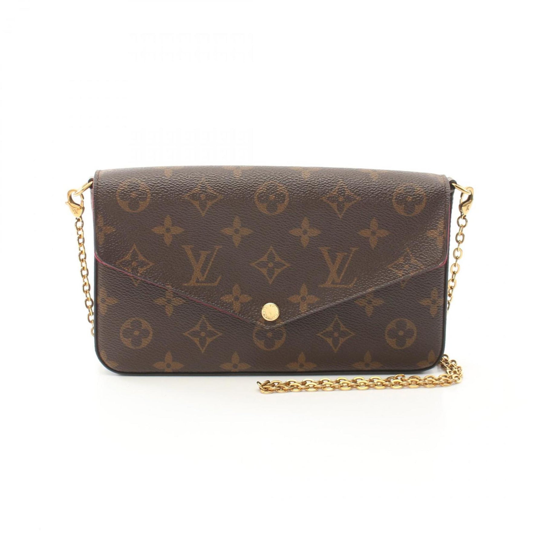 Louis Vuitton Felicie Pochette Shoulder Bag, Coated Canvas, Monogram