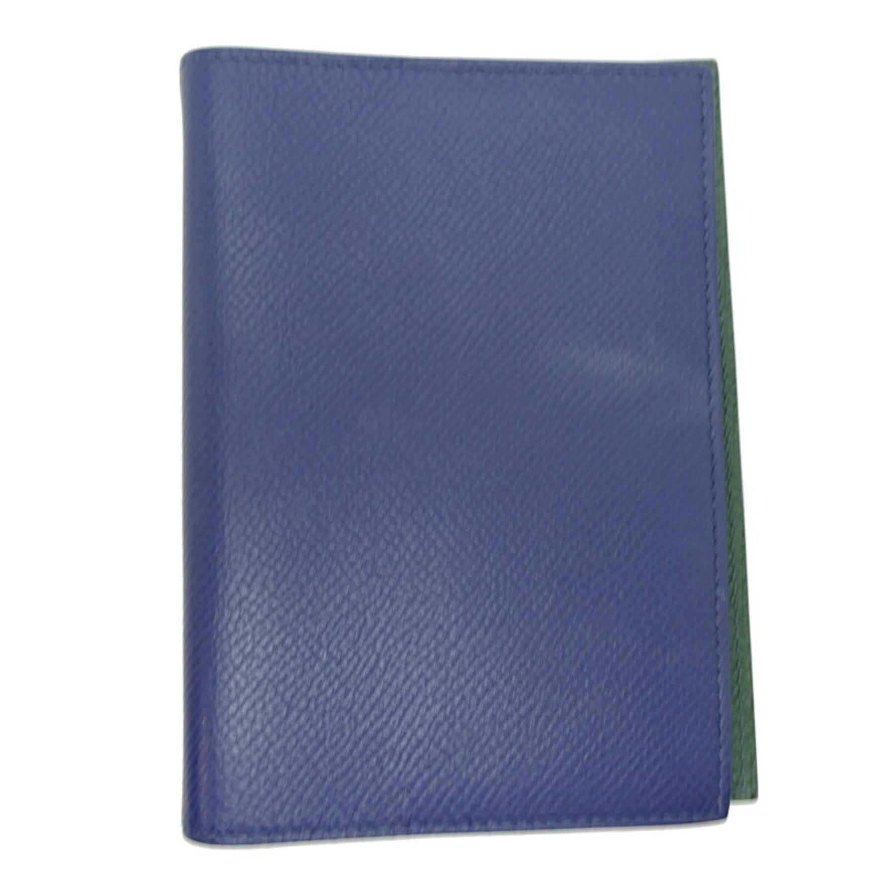 Hermes Agenda GM Verso Cover B Stamp 2023 and Men's Notebook Veau Epsom Blue Saphir