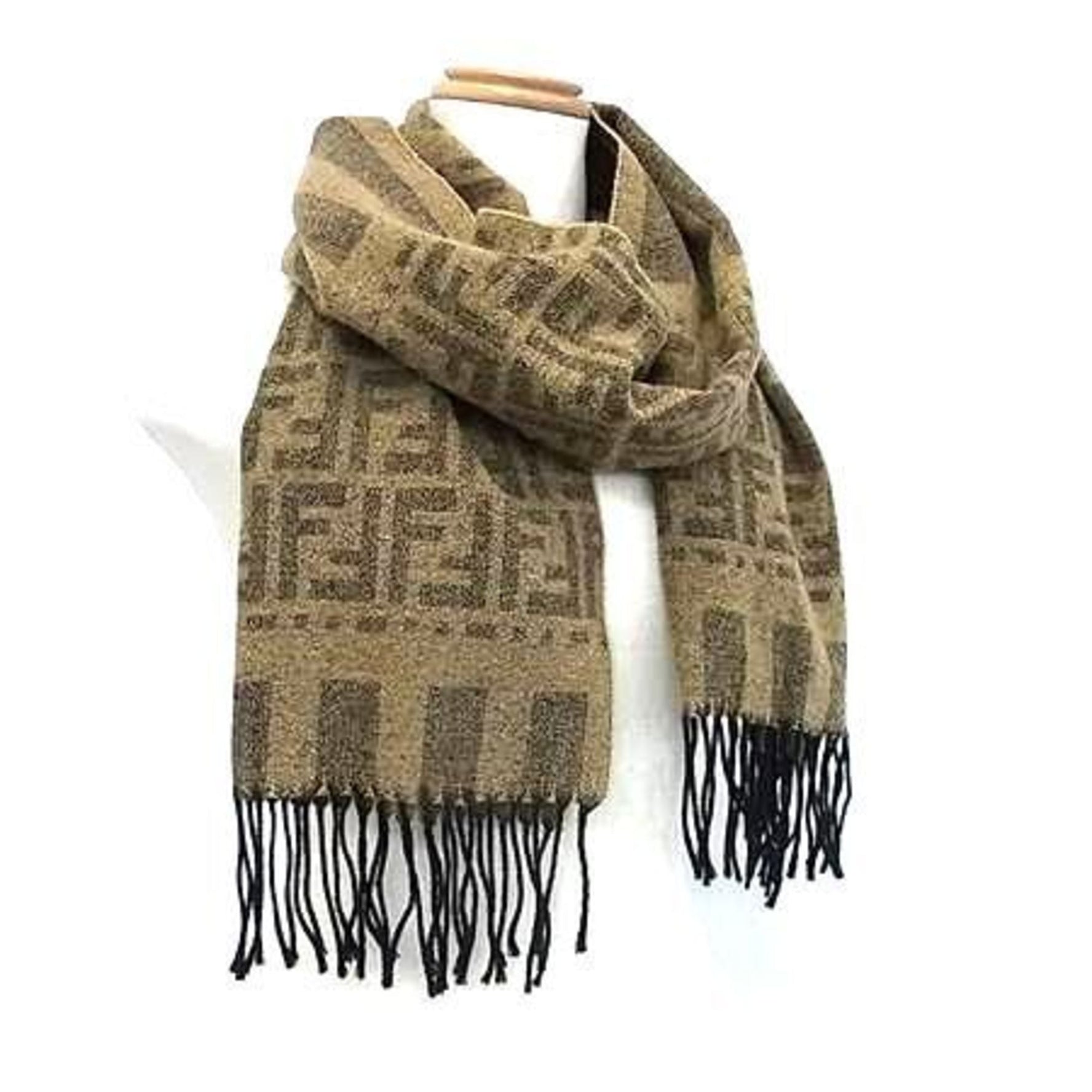 FENDI Zucca Wool Scarf