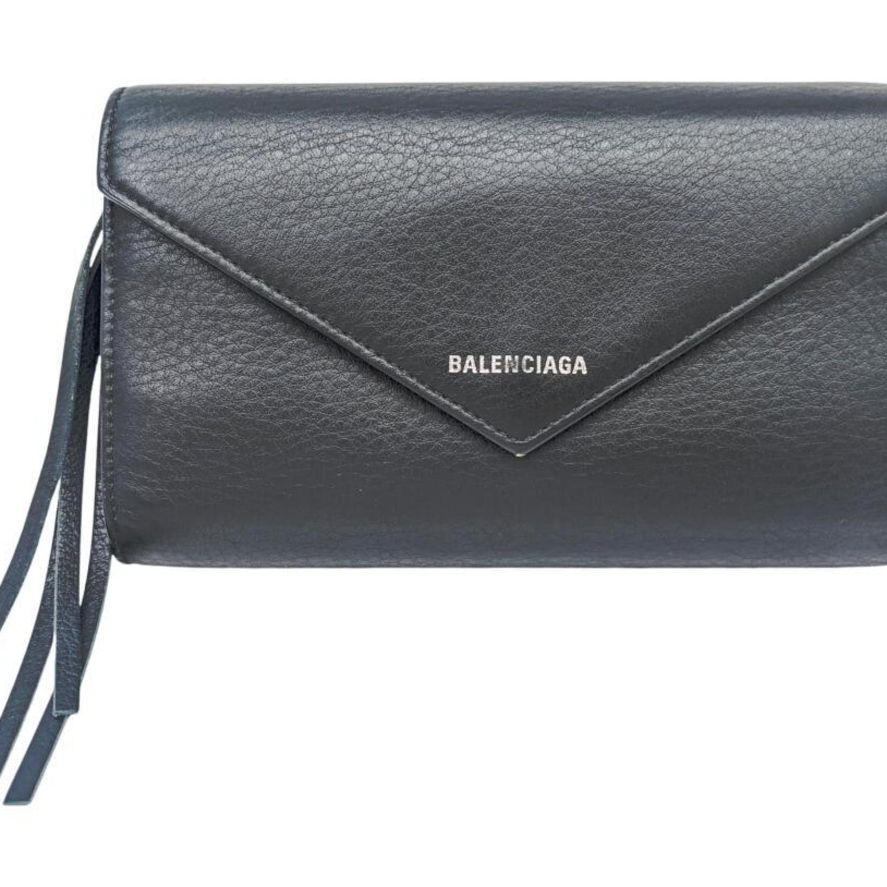 BALENCIAGA Paper Manny Leather Large Wallet Long Men's