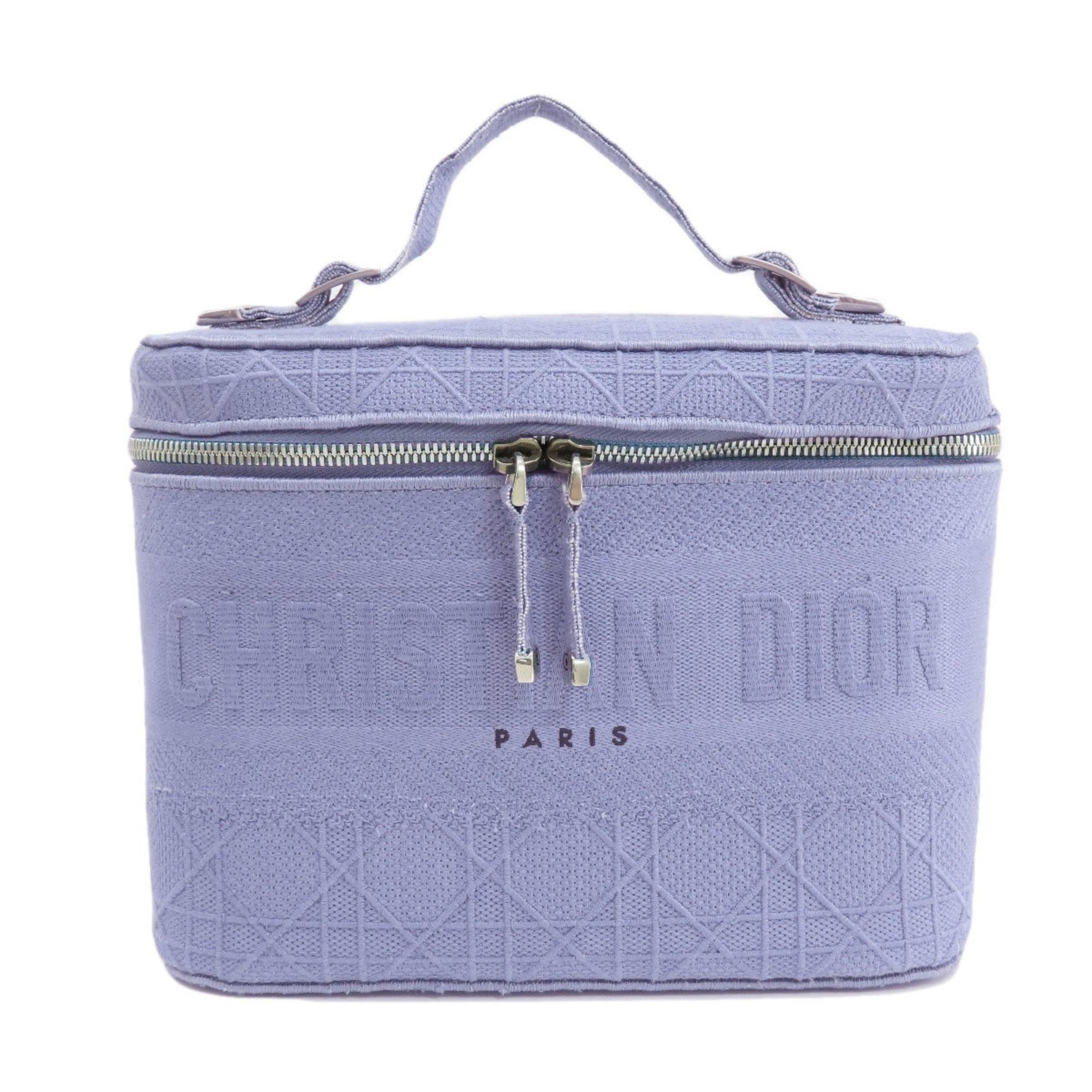 Christian Dior Lady Dee Light Vanity Handbag Canvas
