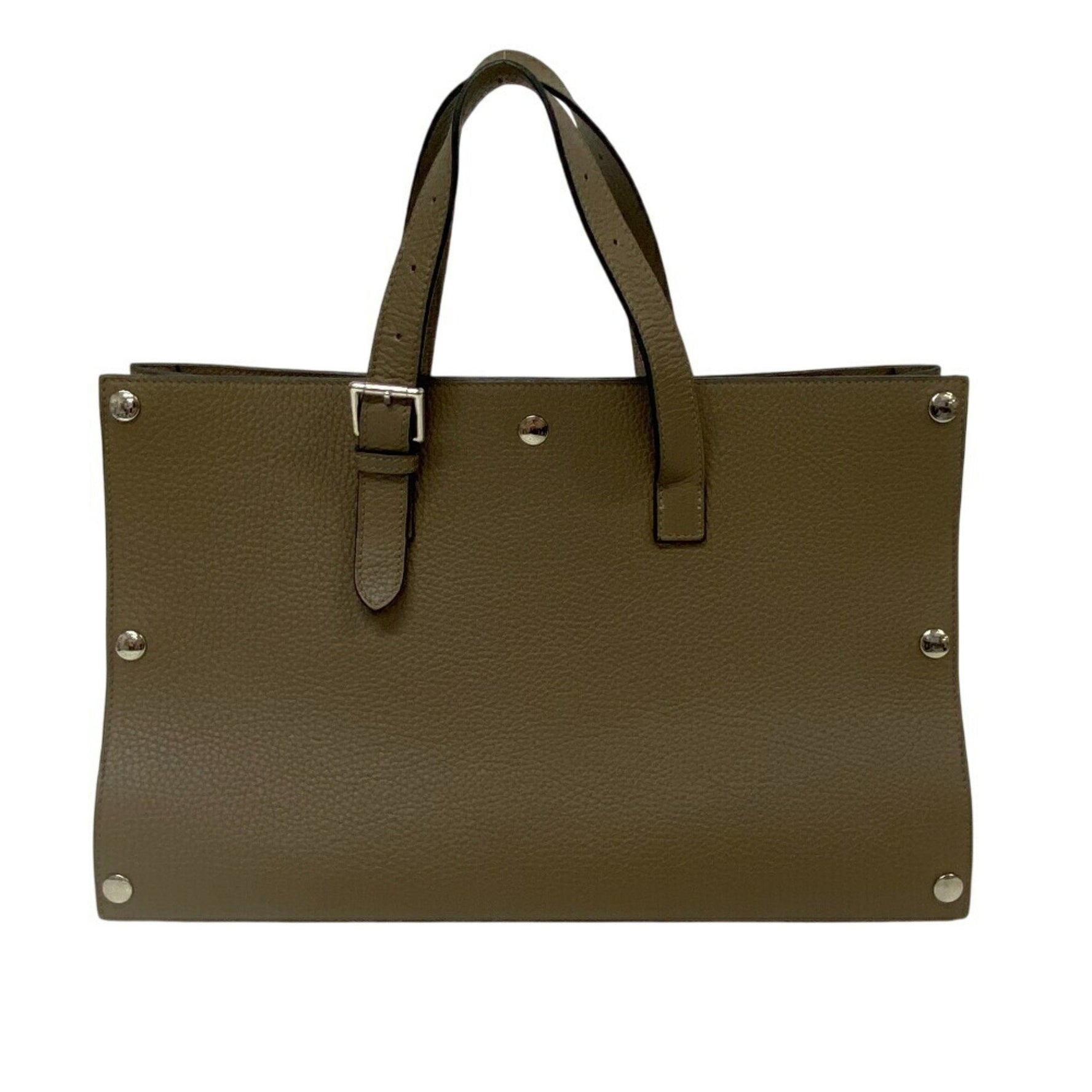 HERMES Sac Vero Taurillon Clemence Handbag Etoupe